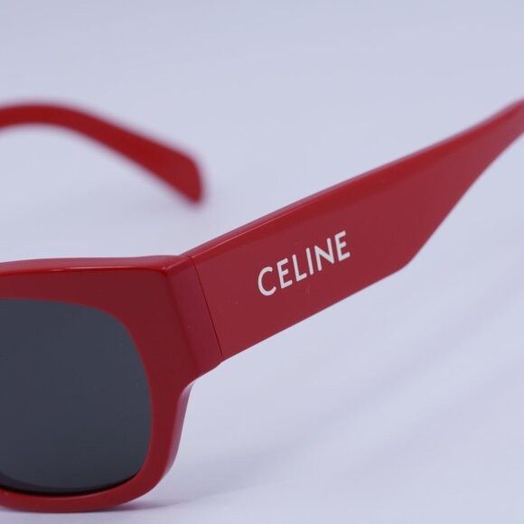Celine 🕶️ New Celine CL40197U 66A Red/Smoke Sunglasses Size ONE SIZE - 4 Thumbnail