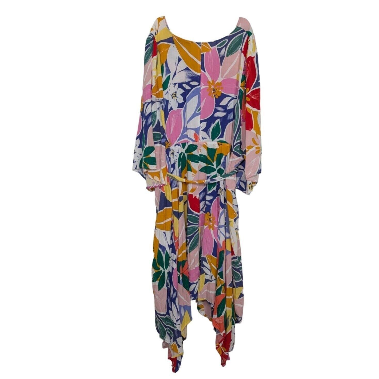 Designer Eloquii Elements Paradiso Floral Maxi Romper Womens Size 28 Size 4XL / US 24-26 - 9 Thumbnail