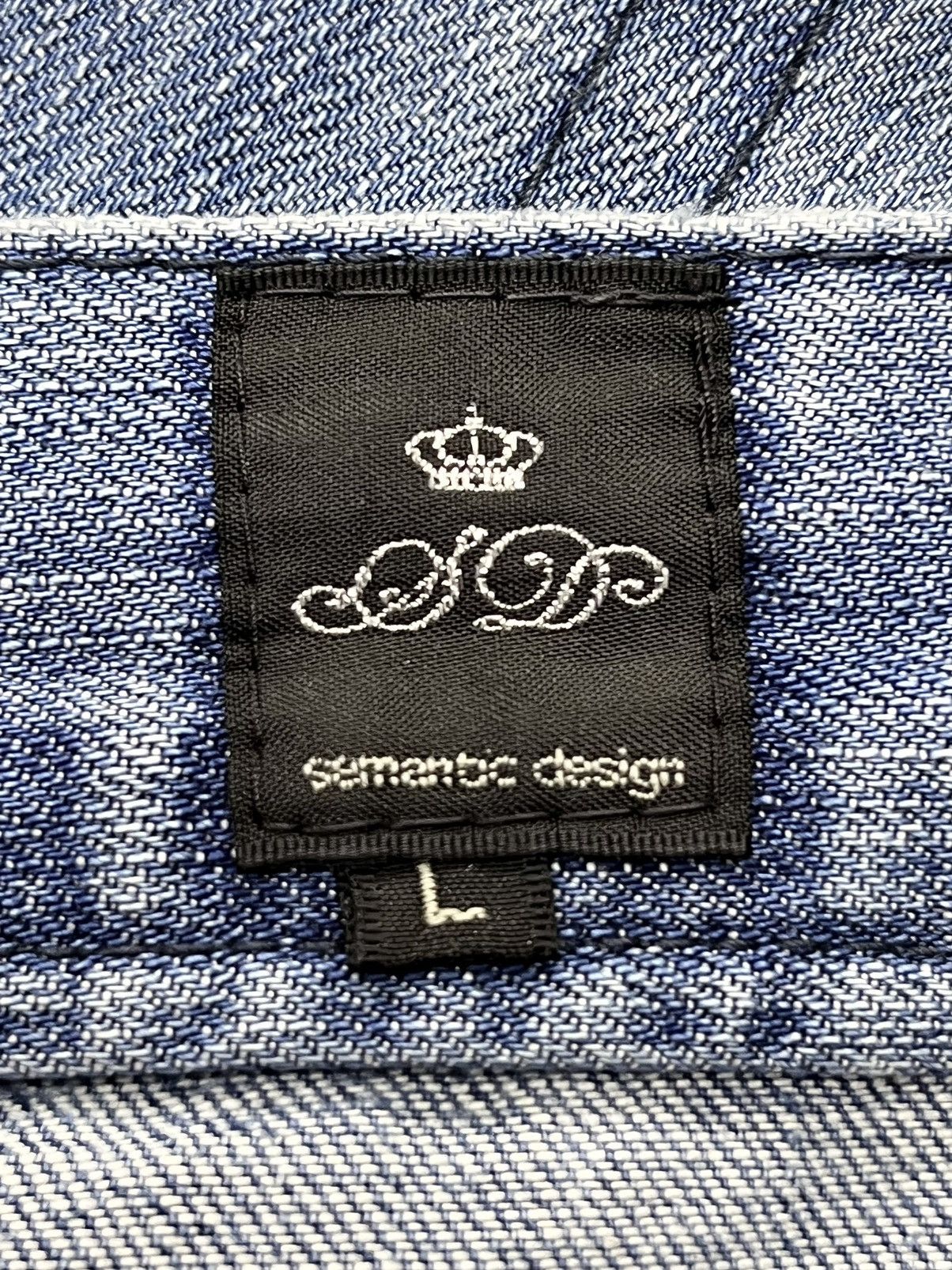 semanticdesign 🔥SEMANTIC DESIGN Distressed Denim Cargo Pants Size US 32 / EU 48 - 8 Thumbnail