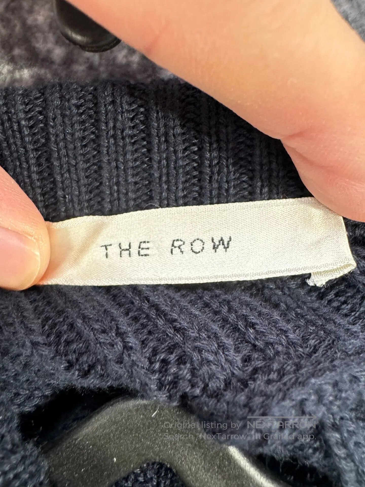 The Row The Row Navy Blue Special Cut Cotton Dress| Size XS / US 0-2 / IT 36-38 - 5 Thumbnail
