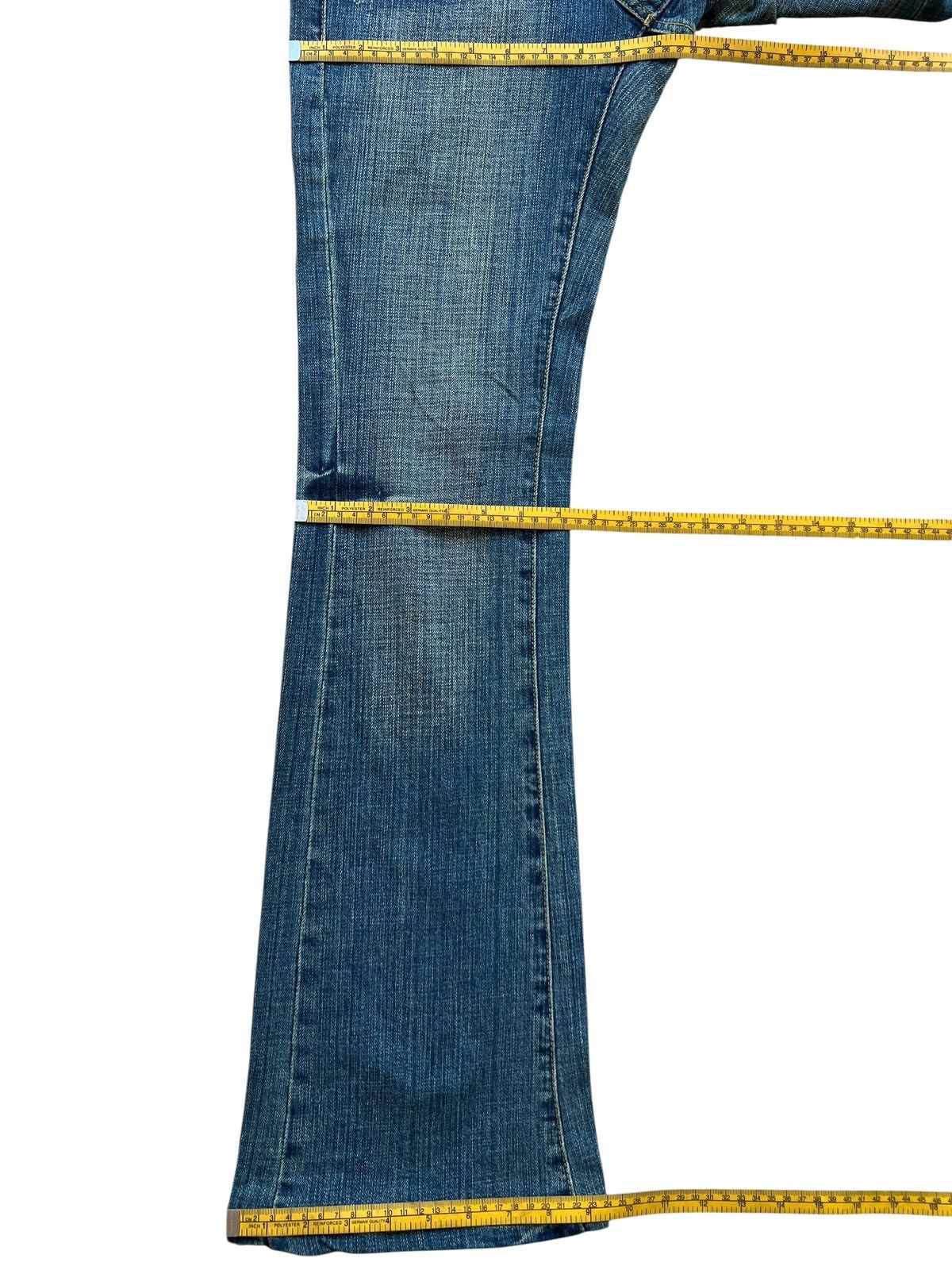 Japanese Brand Sweet Camel Lowrise Bootcut Flare Denim Jeans 30x32 Size 30" / US 8 / IT 44 - 12 Thumbnail