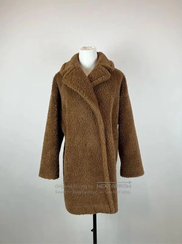 Max Mara MaxMara Beige Wool Women's Coat . Size M / US 6-8 / IT 42-44 - 2 Thumbnail