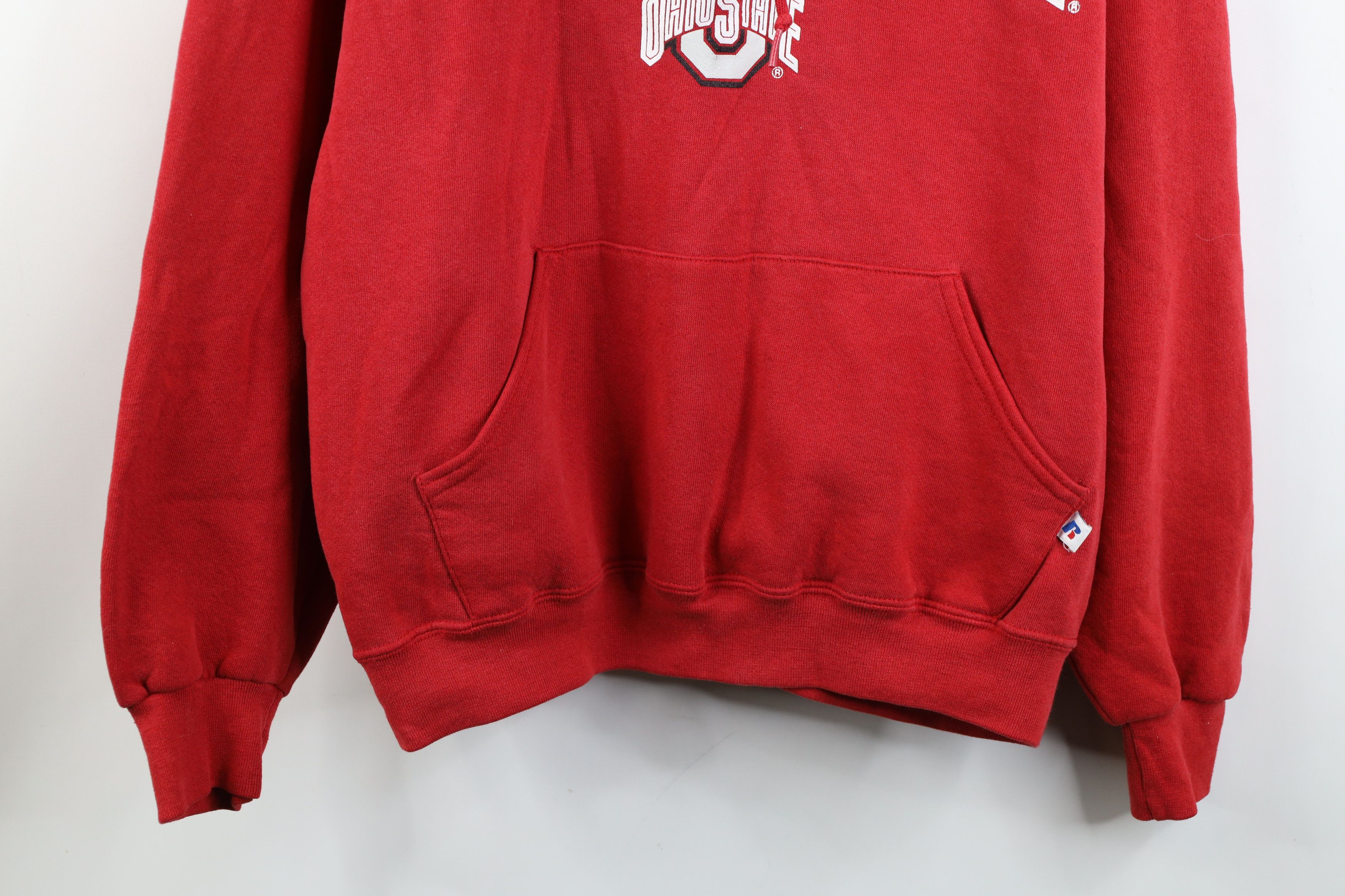 Russell Athletic Vintage 90s Russell Athletic Ohio State Hoodie Sweatshirt Size US L / EU 52-54 / 3 - 3 Thumbnail