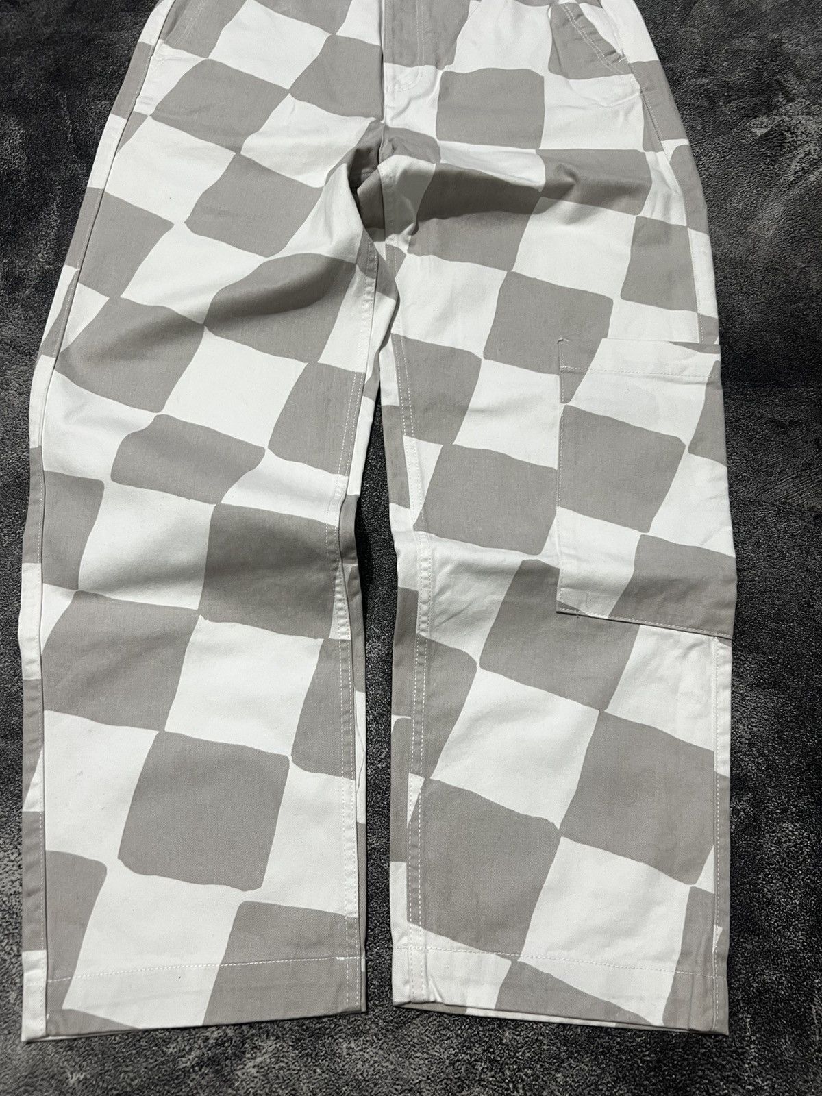 Kapital Baggy Checkered Cargo Pants Size US 33 - 6 Thumbnail