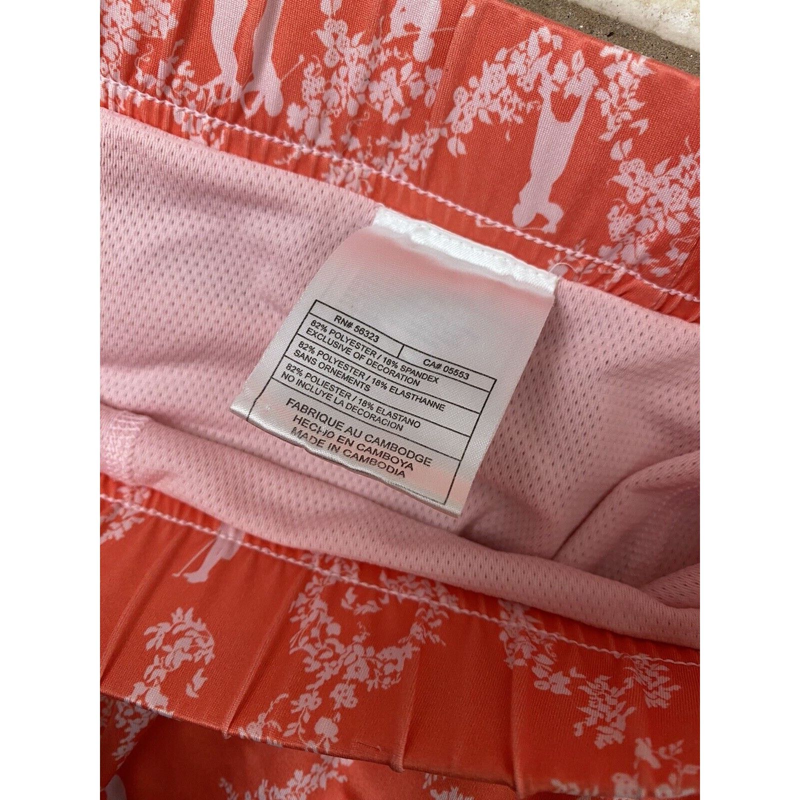 Nike Nike Golf Dri Fit Golfer Print Athletic Skirt Skort M Orange Size 30" / US 8 / IT 44 - 10 Thumbnail