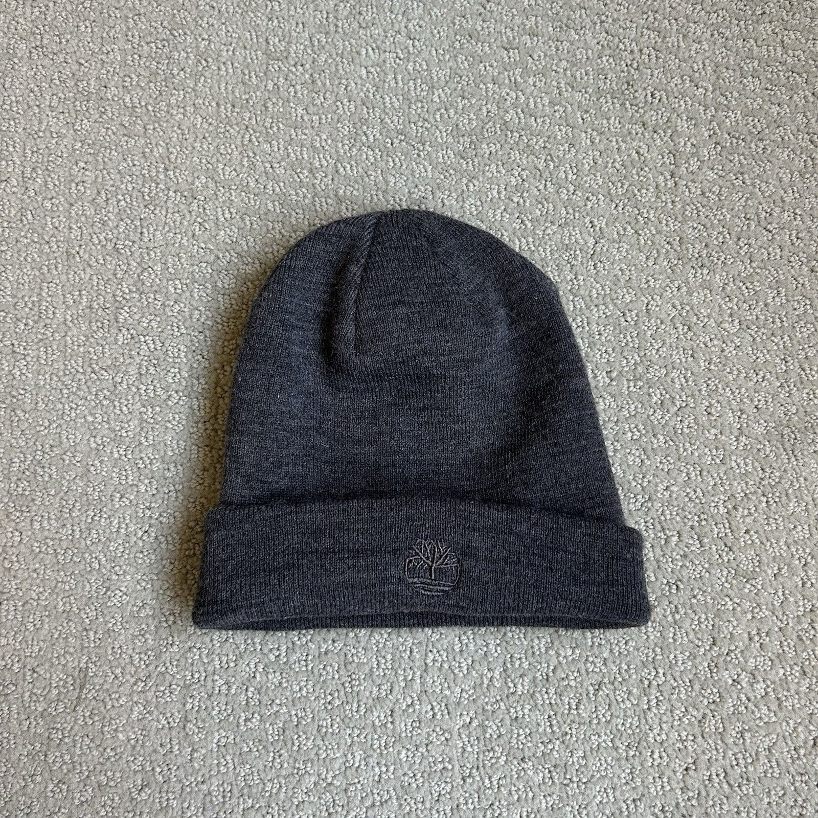 Timberland Timberland Men’s Logo Cuff Watch Cap Beanie Winter Hat Gray Size ONE SIZE - 1 Thumbnail