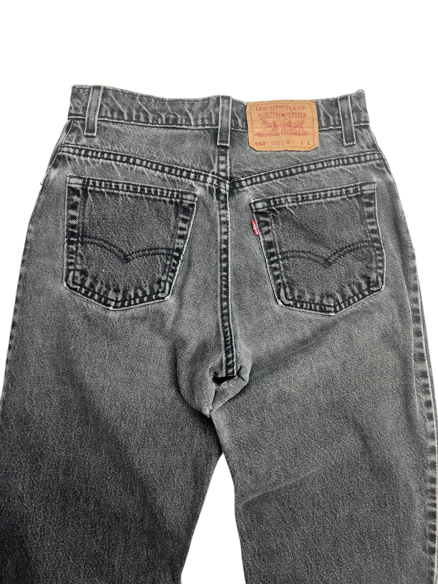 Levi's × Levi's Vintage Clothing Levi’s Extremely Faded Black 550 Jeans - 26” Size US 26 / EU 42 - 6 Thumbnail