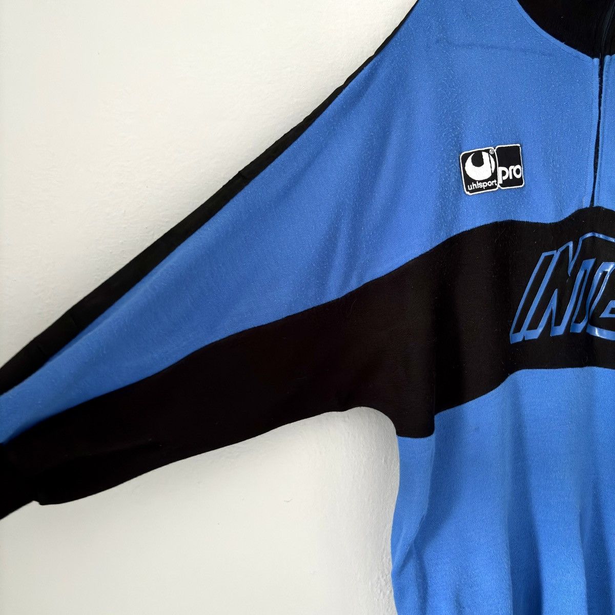 Vintage 🔥 RARE 1989 1990 Inter Milan Uhlsport Vintage Training Top Size US L / EU 52-54 / 3 - 5 Thumbnail