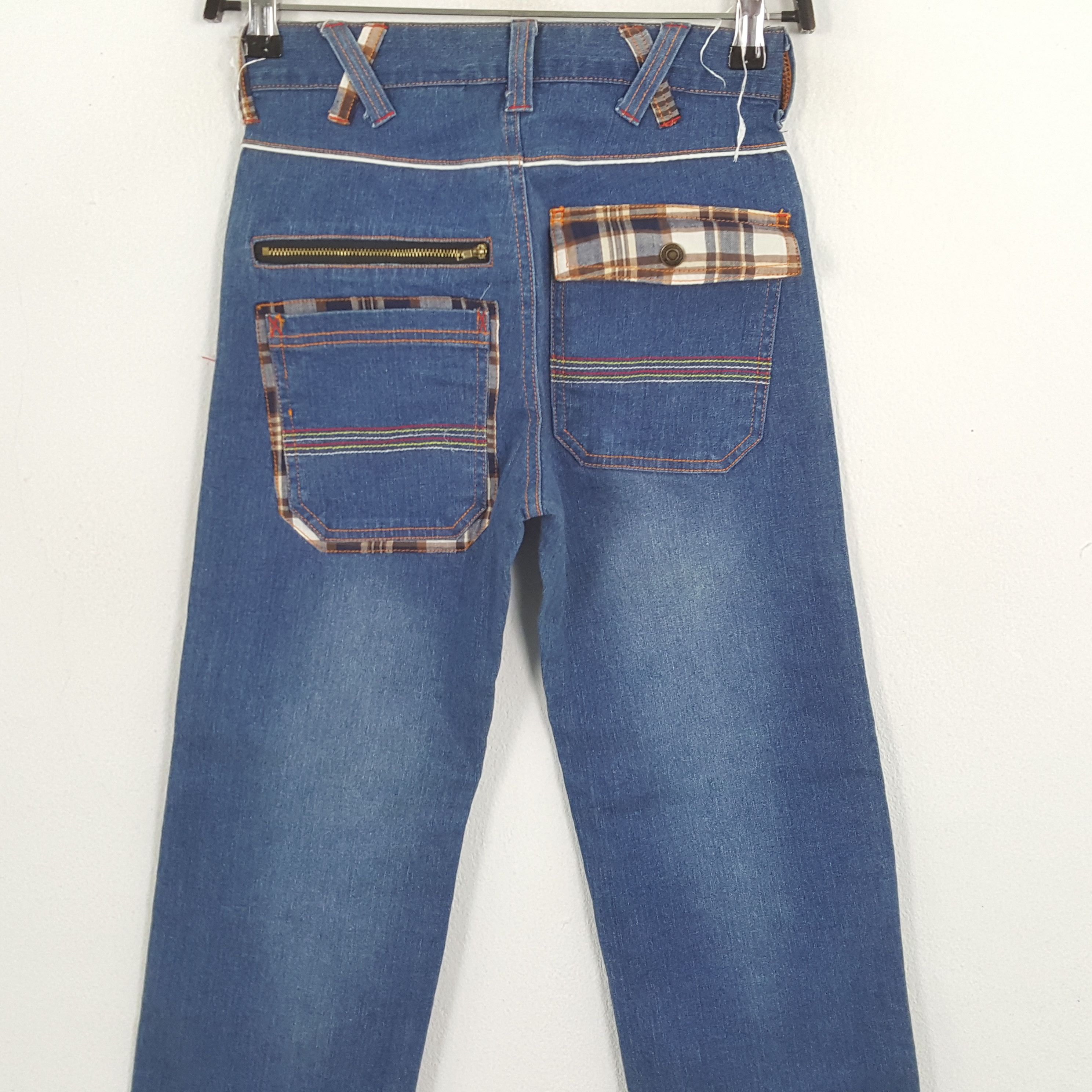 Vintage SKULLS XYZ Fashion Style Skulls Design Streetwear Jeans Size US 26 / EU 42 - 5 Thumbnail