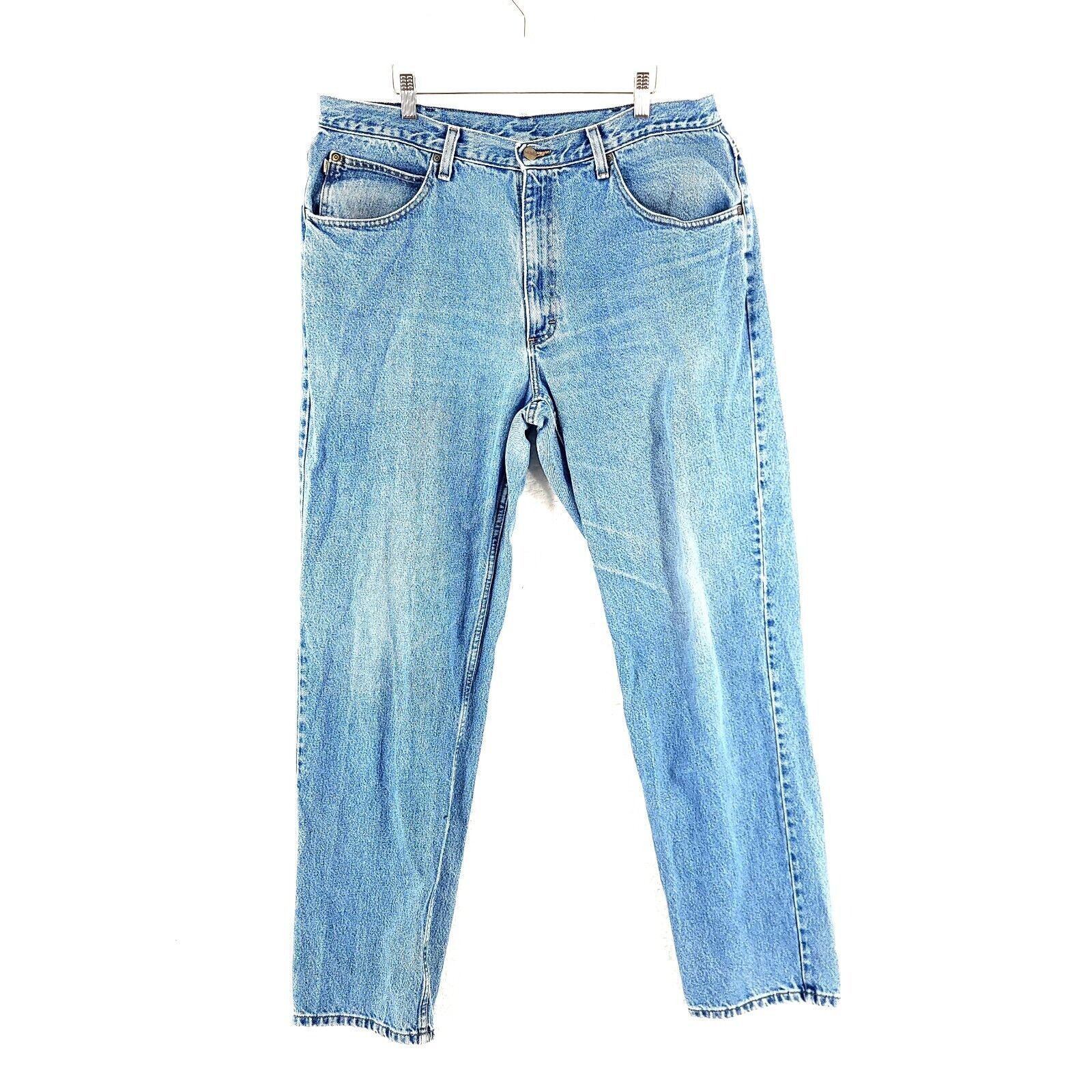 L.L. Bean DAMAGED Stain L.L. Bean Double L Relaxed Fit Light Blue Jean Size US 37 - 1 Thumbnail