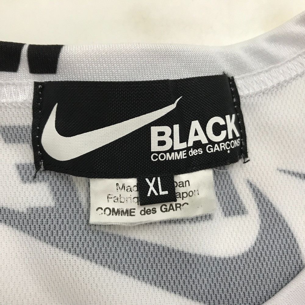 Comme des Garcons Short Sleeve Polyester Over All Logo Pattern White Size US XL / EU 56 / 4 - 6 Thumbnail