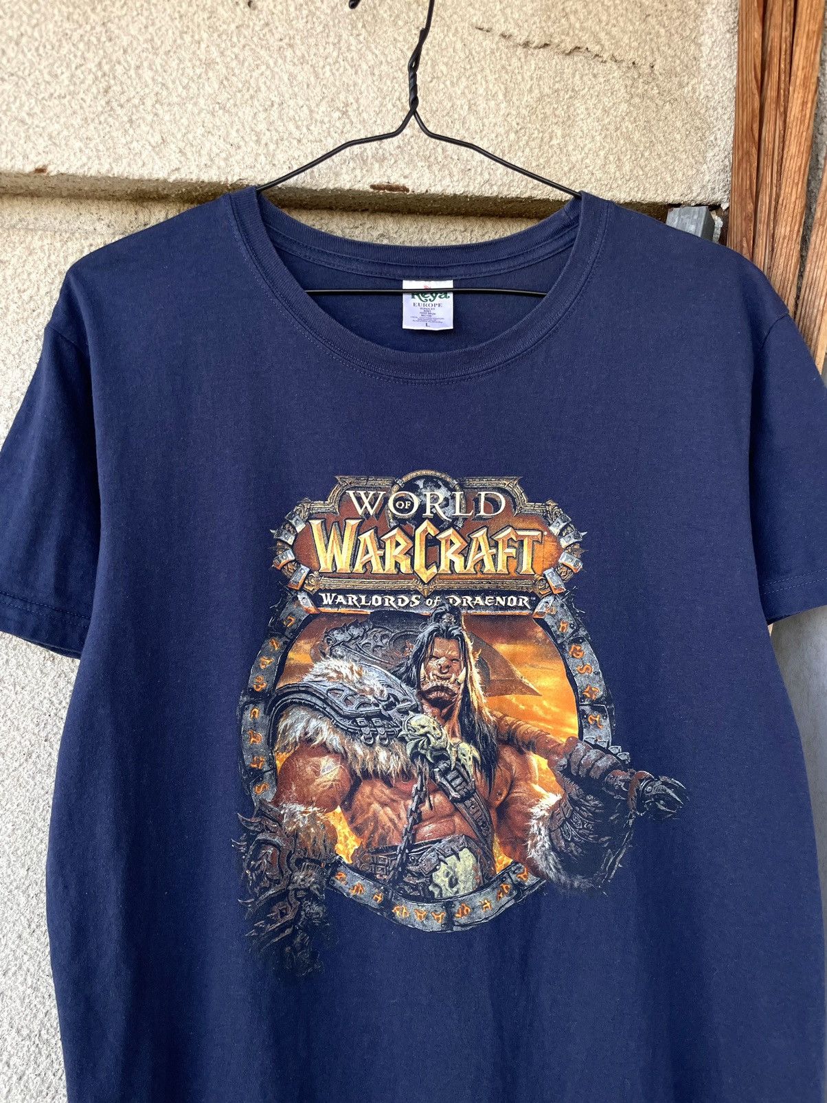 Vintage Vintage World Of Warcraft Warlords of Draenor Video Game Tee Size US L / EU 52-54 / 3 - 2 Thumbnail