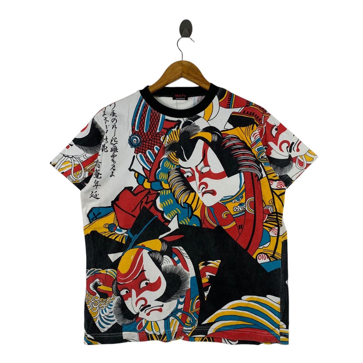 Japanese Brand GEISHA Sukajan Japanese Traditional Fullprint Design T-Shirt Size US M / EU 48-50 / 2 - 1 Thumbnail
