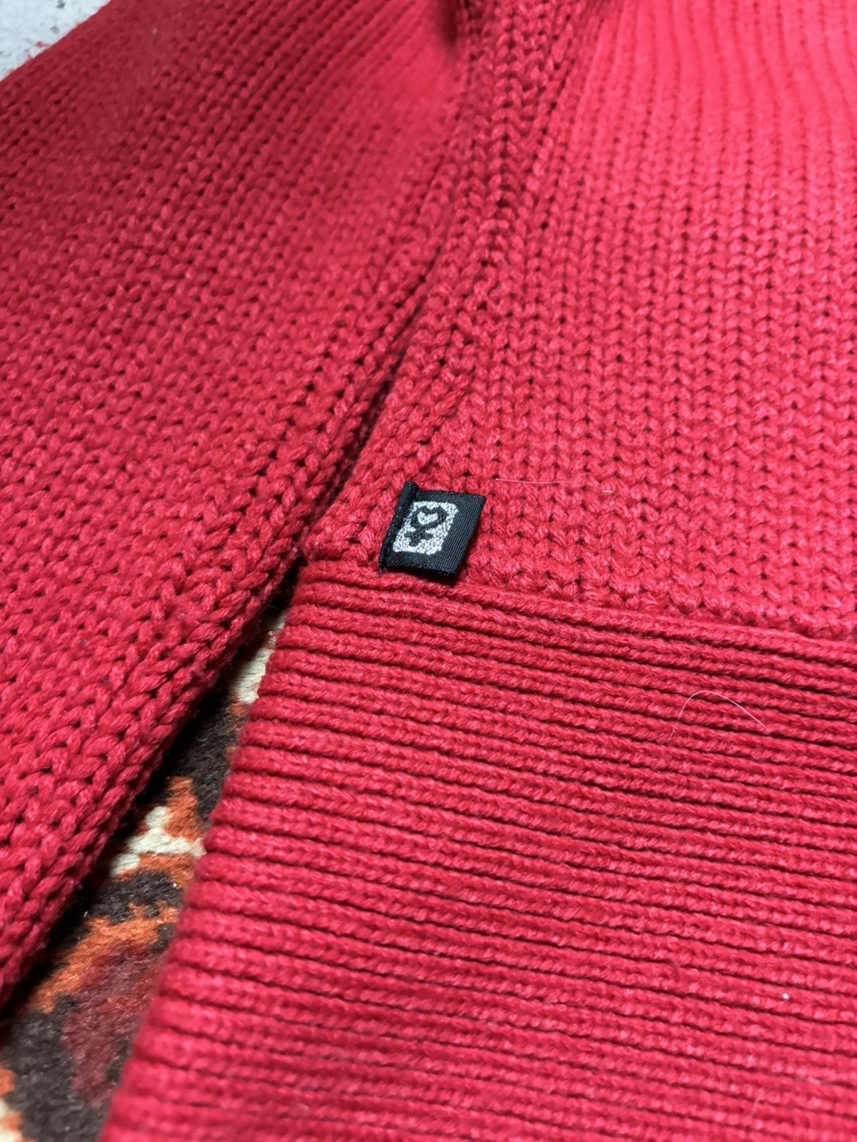 Designer × Japanese Brand × Vintage Vintage japanese Wonder Woman Cardigan Knit Red sweater Size S / US 4 / IT 40 - 7 Thumbnail