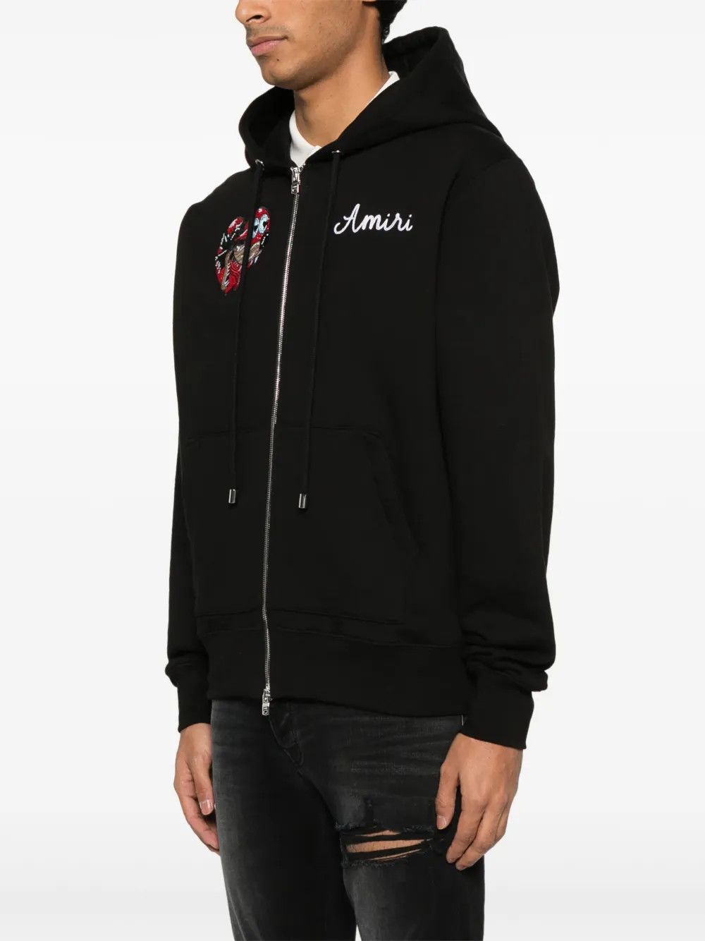 Amiri o1h1sh10525 Jazz Wolf Hoodie in Black Size US M / EU 48-50 / 2 - 3 Thumbnail
