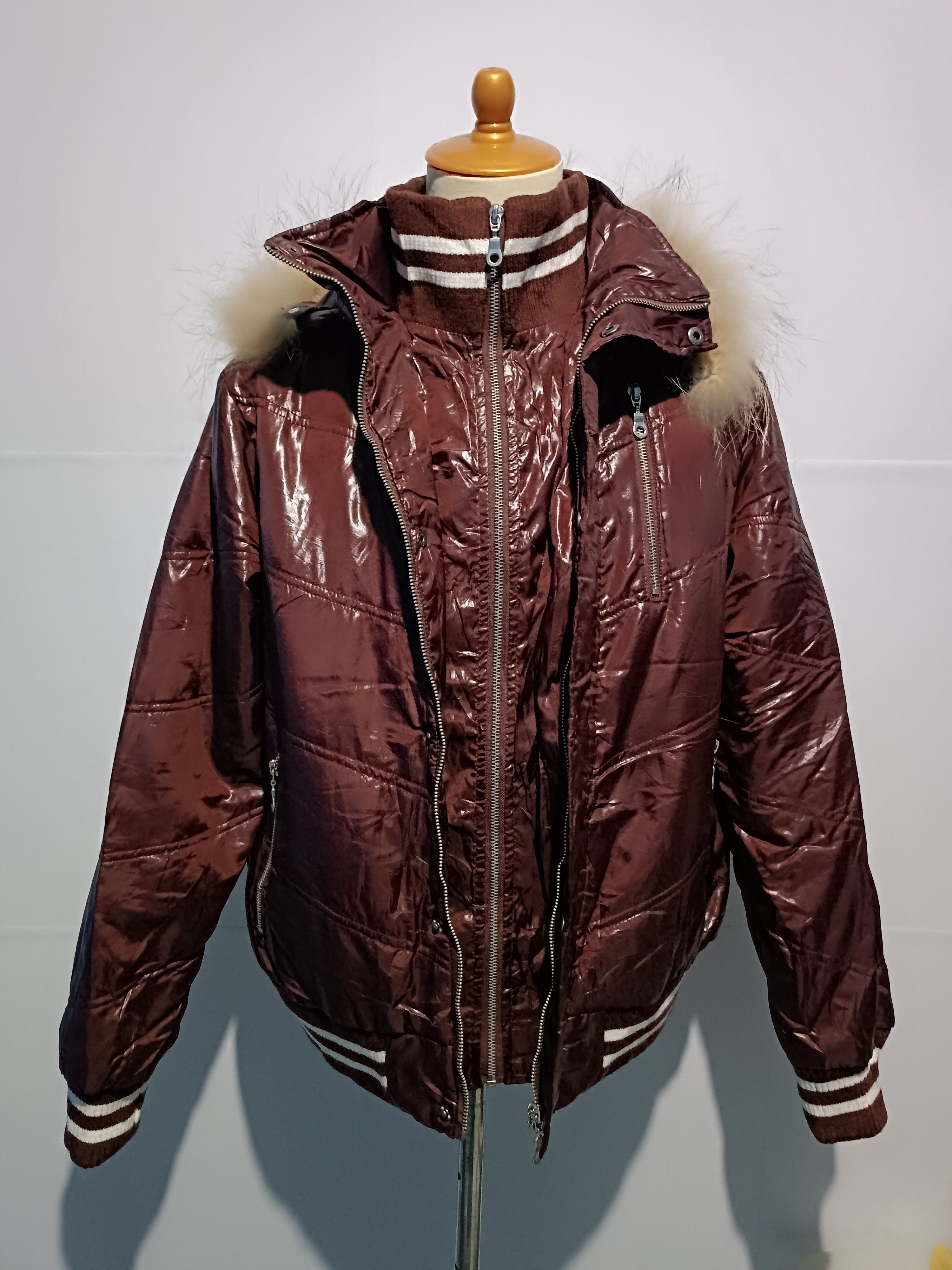 Japanese Brand Nylaus Designer Winter Jacket Double Layer Size US M / EU 48-50 / 2 - 1 Thumbnail