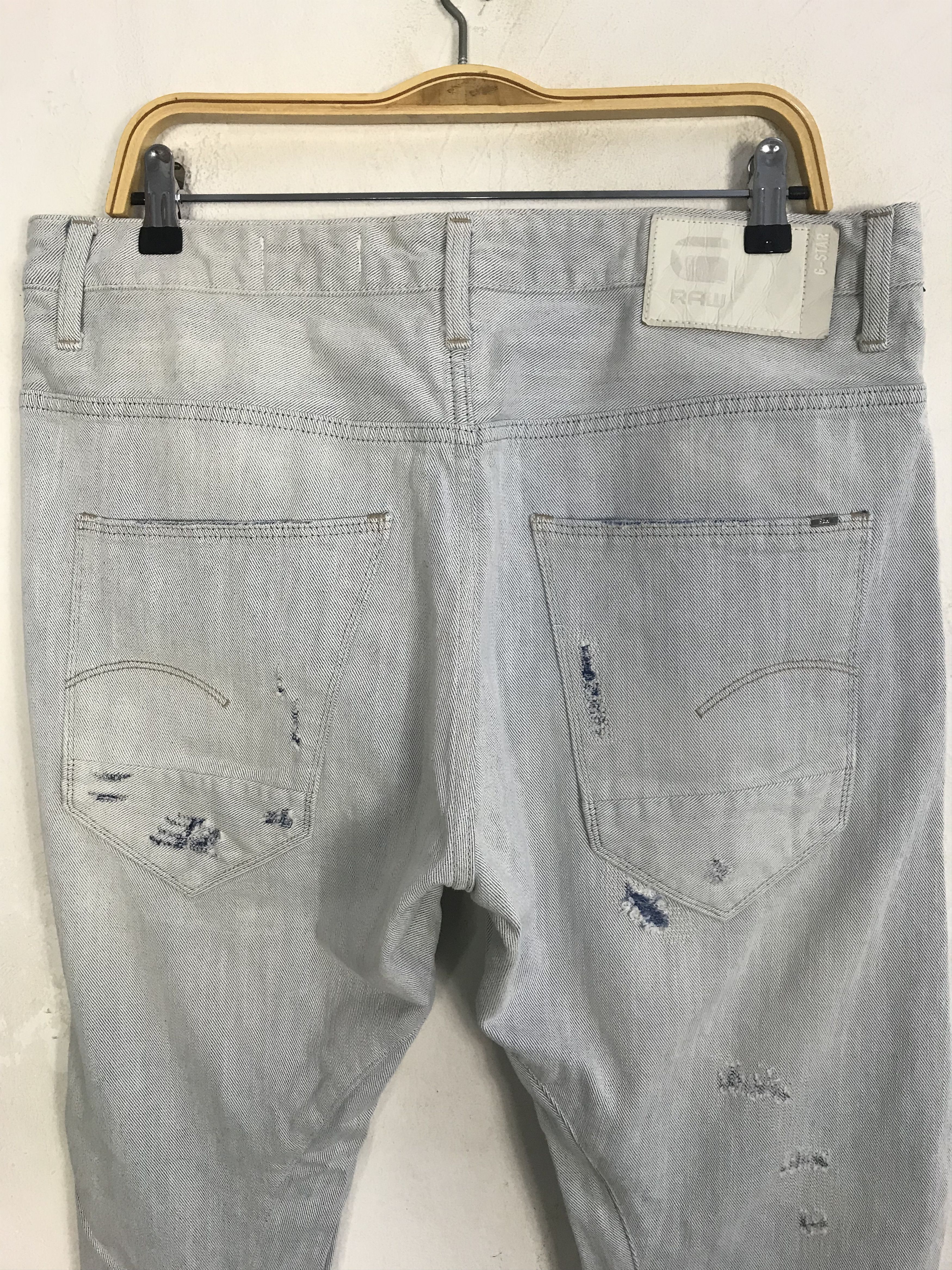 G-Star × Vintage GS Star Restore Denim Arc Tapered Indigo Pant Straight Cut Size US 36 / EU 52 - 5 Thumbnail