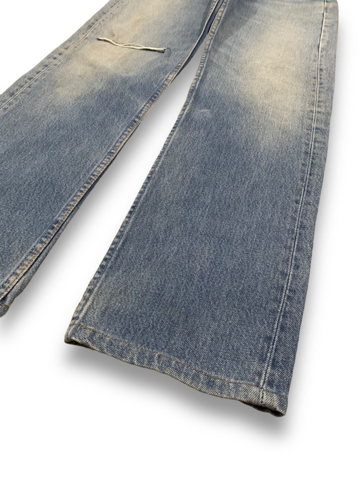 Levi's Vintage 90s Levis 501 Distressed Jeans Stamp Button #501 Size US 28 / EU 44 - 10 Thumbnail