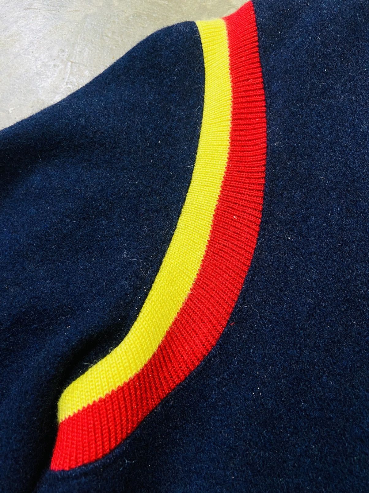 Vintage Vintage Key Station Wool Varsity Jacket Size US L / EU 52-54 / 3 - 11 Thumbnail
