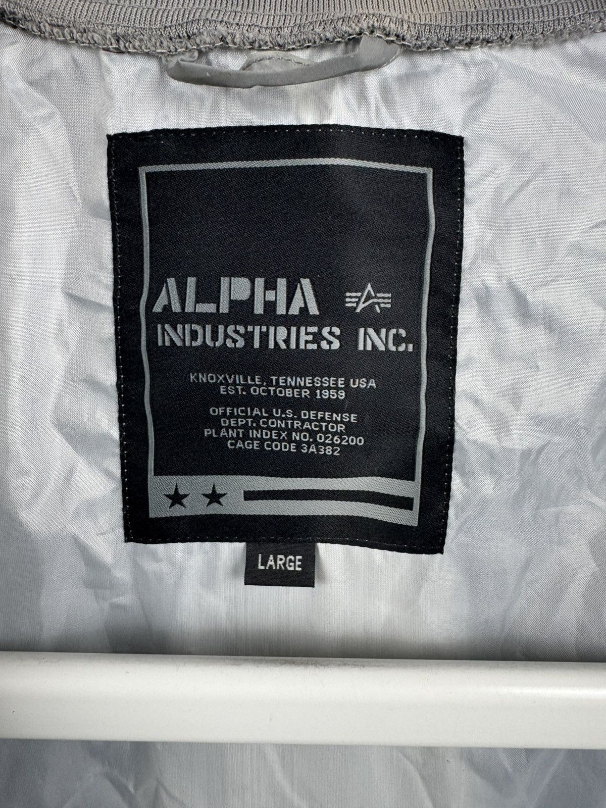 Alpha Industries Alpha Industries Reflective Bomber Jacket Size US L / EU 52-54 / 3 - 4 Thumbnail