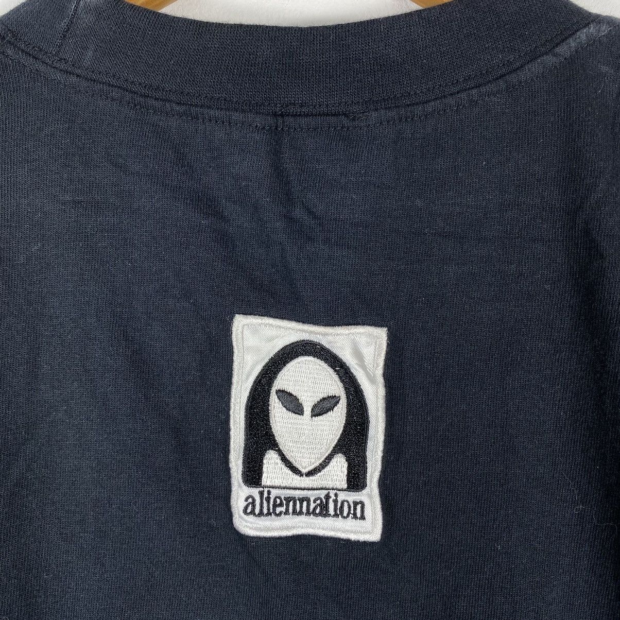 Alien Workshop × Vintage Vintage 90's ALIEN NATION Hip-Hop Wear Embroidery Logo Tee Size US L / EU 52-54 / 3 - 7 Thumbnail