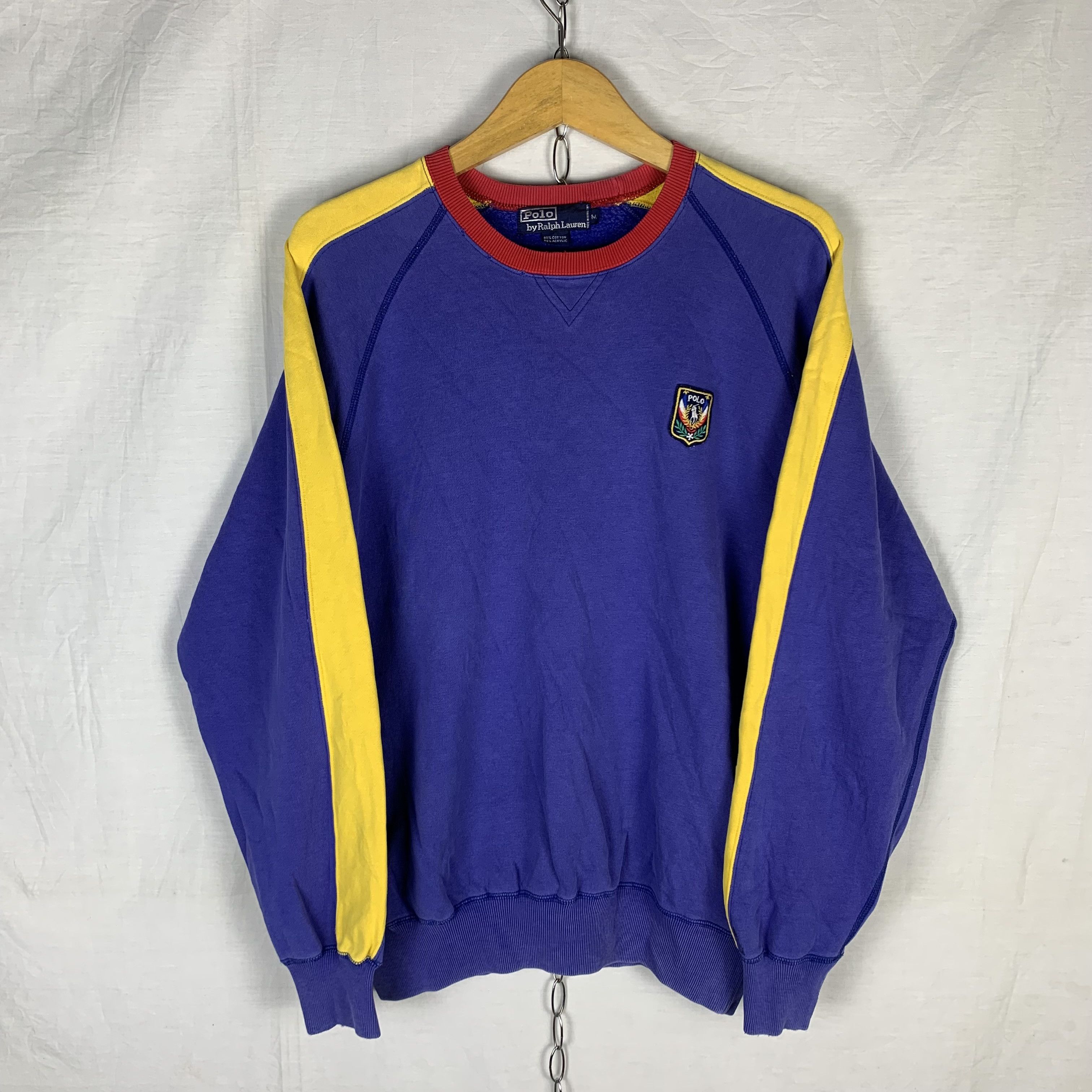 Polo Ralph Lauren Vintage Polo Ralph Lauren Crest Logo Sweatshirt Crewneck Size US M / EU 48-50 / 2 - 3 Thumbnail