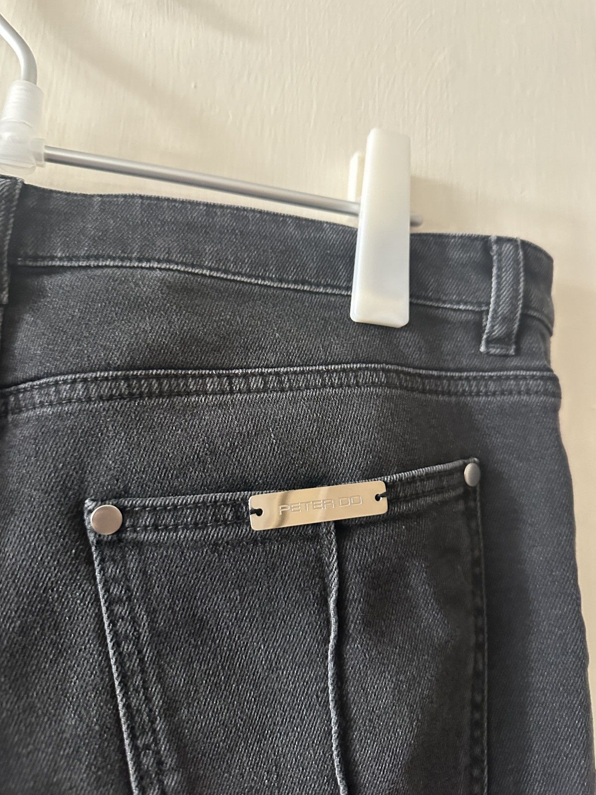 Peter Do Peter Do FW22 black slim jeans Size US 33 - 4 Thumbnail