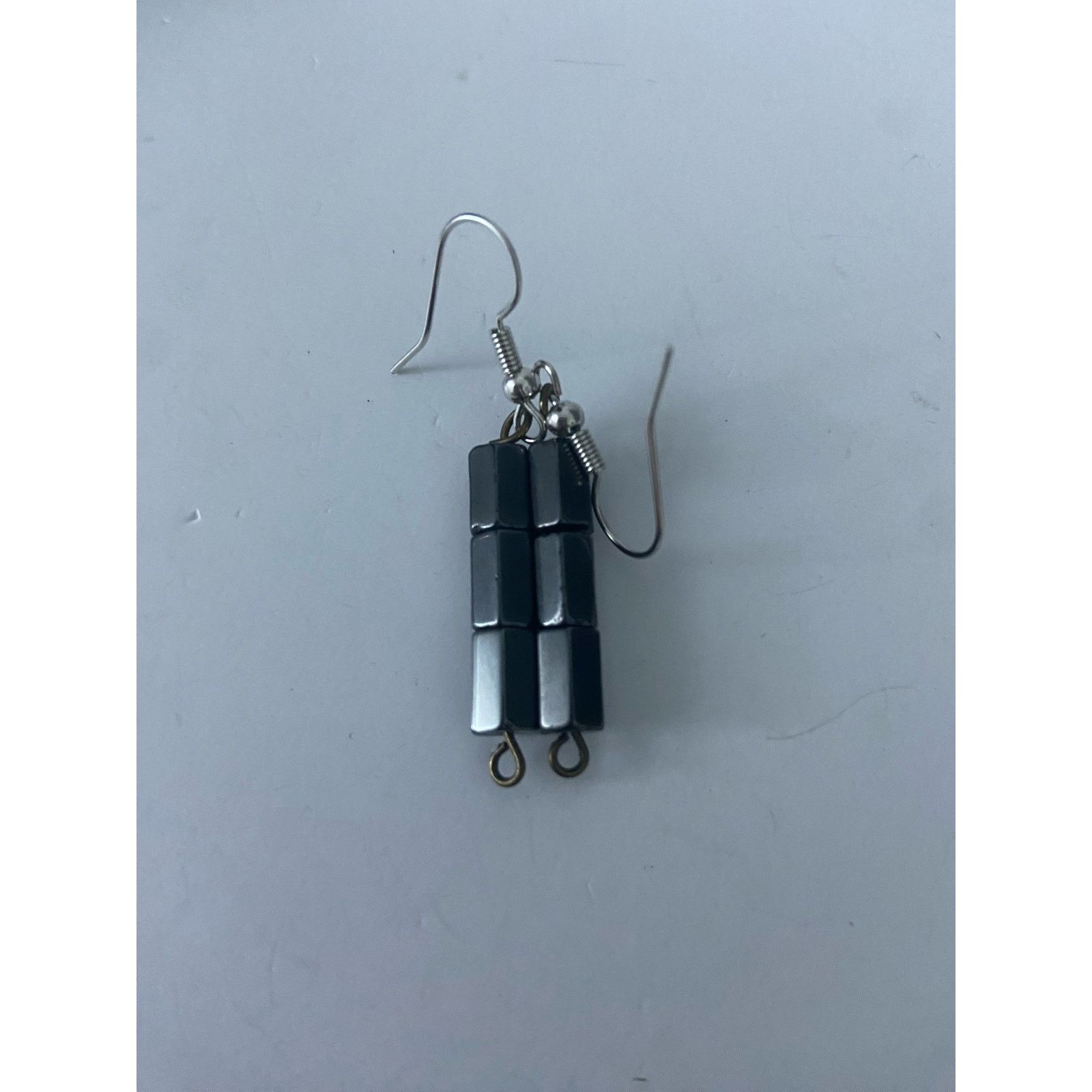 Handmade Handmade magnetic gray bead earrings Size ONE SIZE - 4 Thumbnail