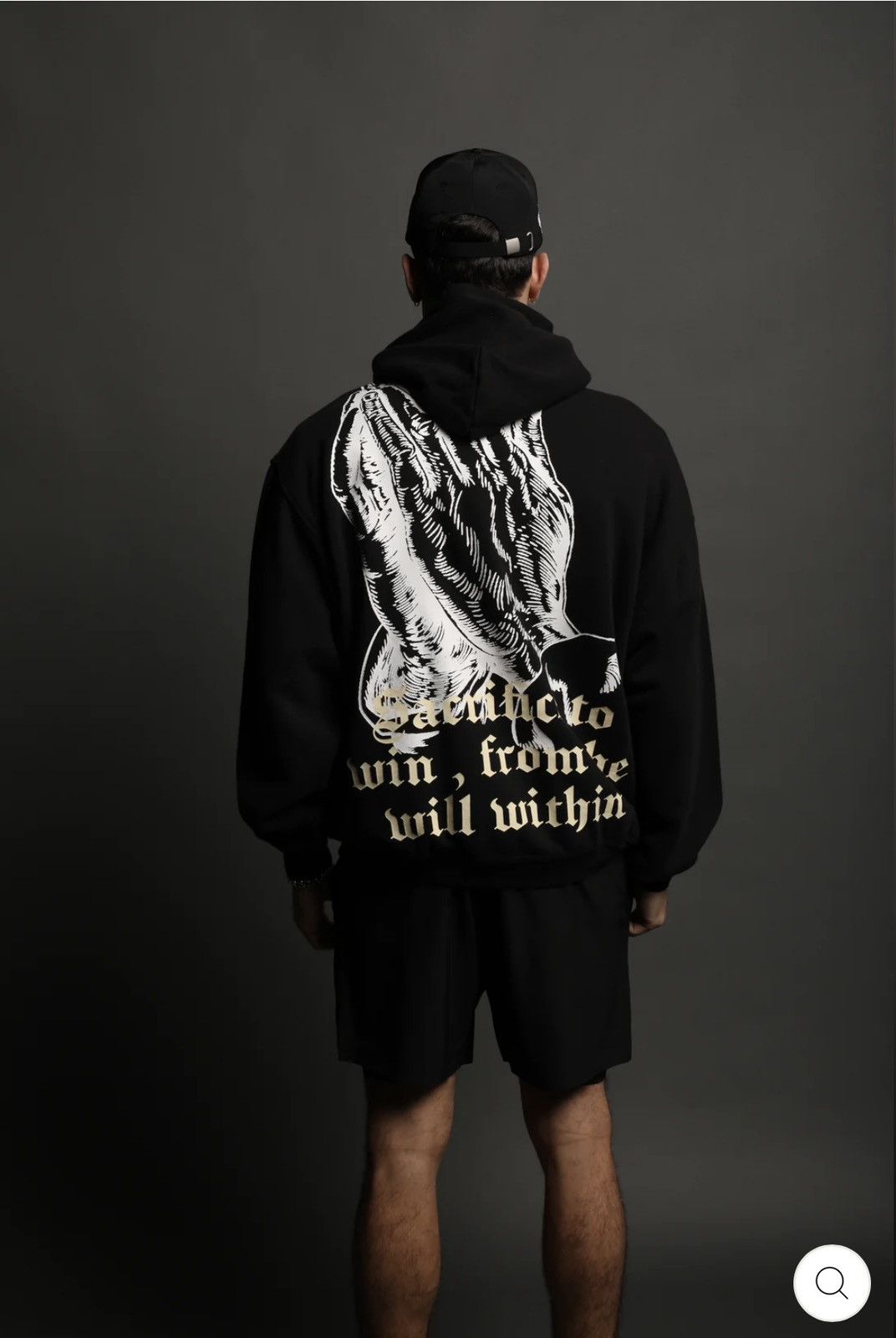 Darc Sport DARC SPORT X ” BODYBUILDING SAVED MY LIFE” PRAYING HANDS Size US XL / EU 56 / 4 - 7 Thumbnail