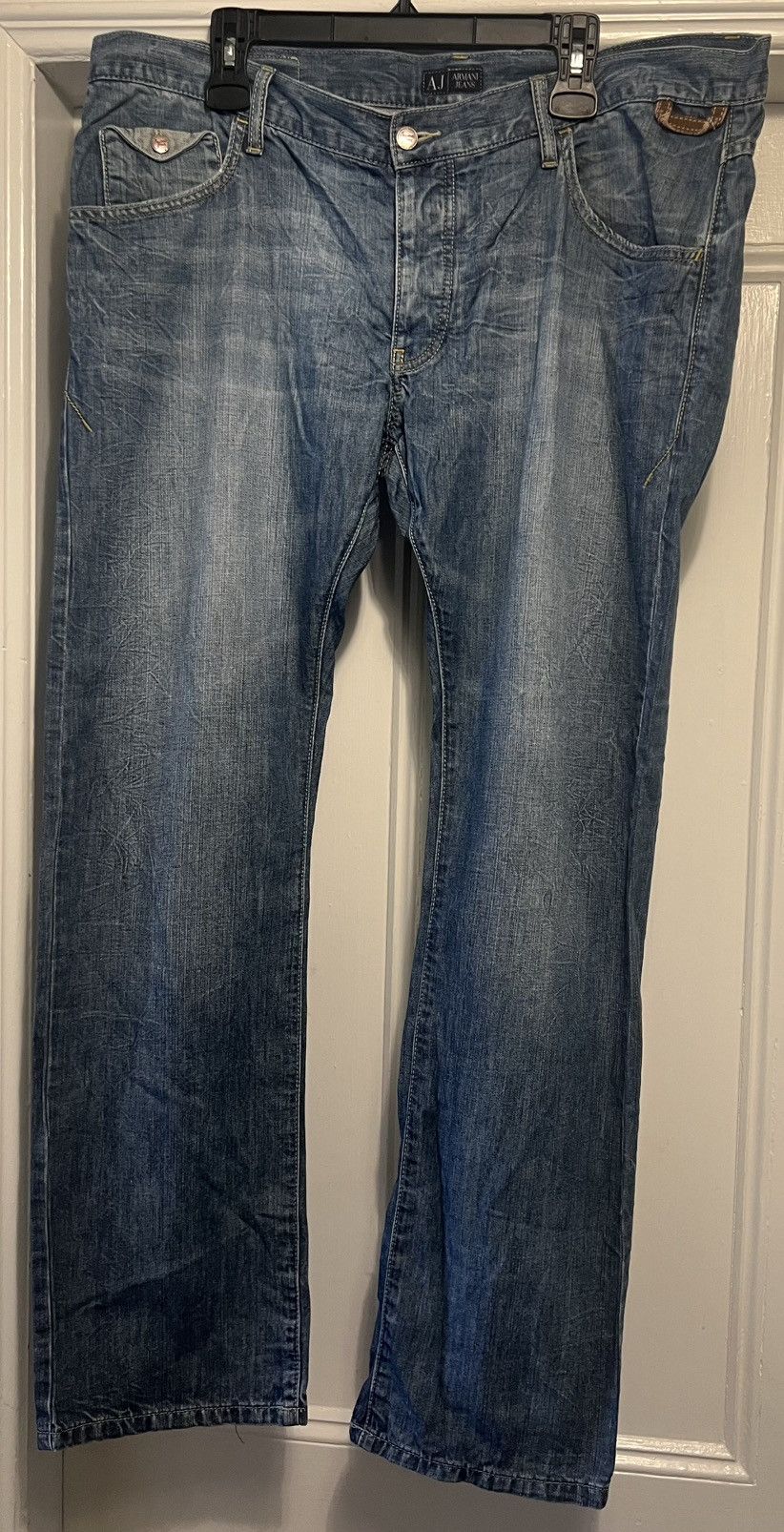 Armani Authentic Armani Jeans 100% Cotton Denim Jeans Size 38 US Size US 38 / EU 54 - 1 Thumbnail