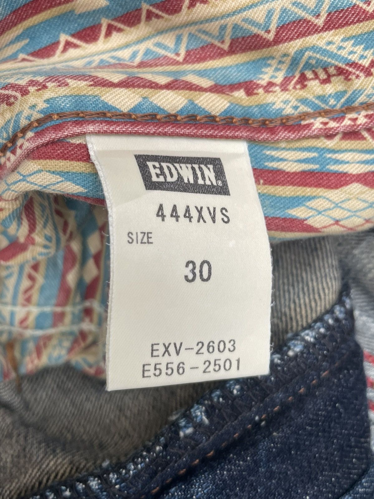 Edwin Vintage Edwin 444XVS Distresed Jeans Size US 33 - 18 Thumbnail