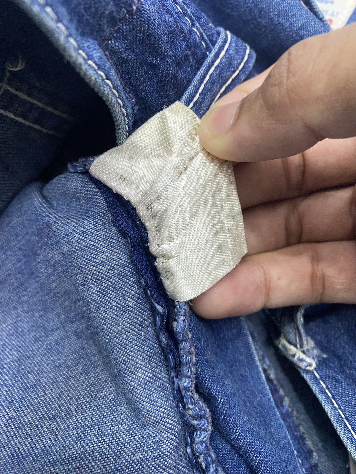 Japanese Brand 🔥WRANGLER 80s CARPENTER DENIM JEANS LOOSE Size US 29 - 10 Thumbnail
