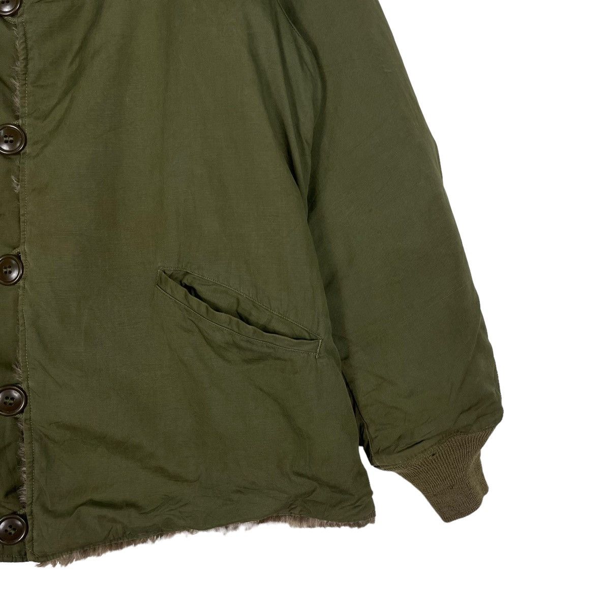 Vintage 💥1940s US TANKER M43 DECK OG MILITARY BOMBER Size US L / EU 52-54 / 3 - 5 Thumbnail
