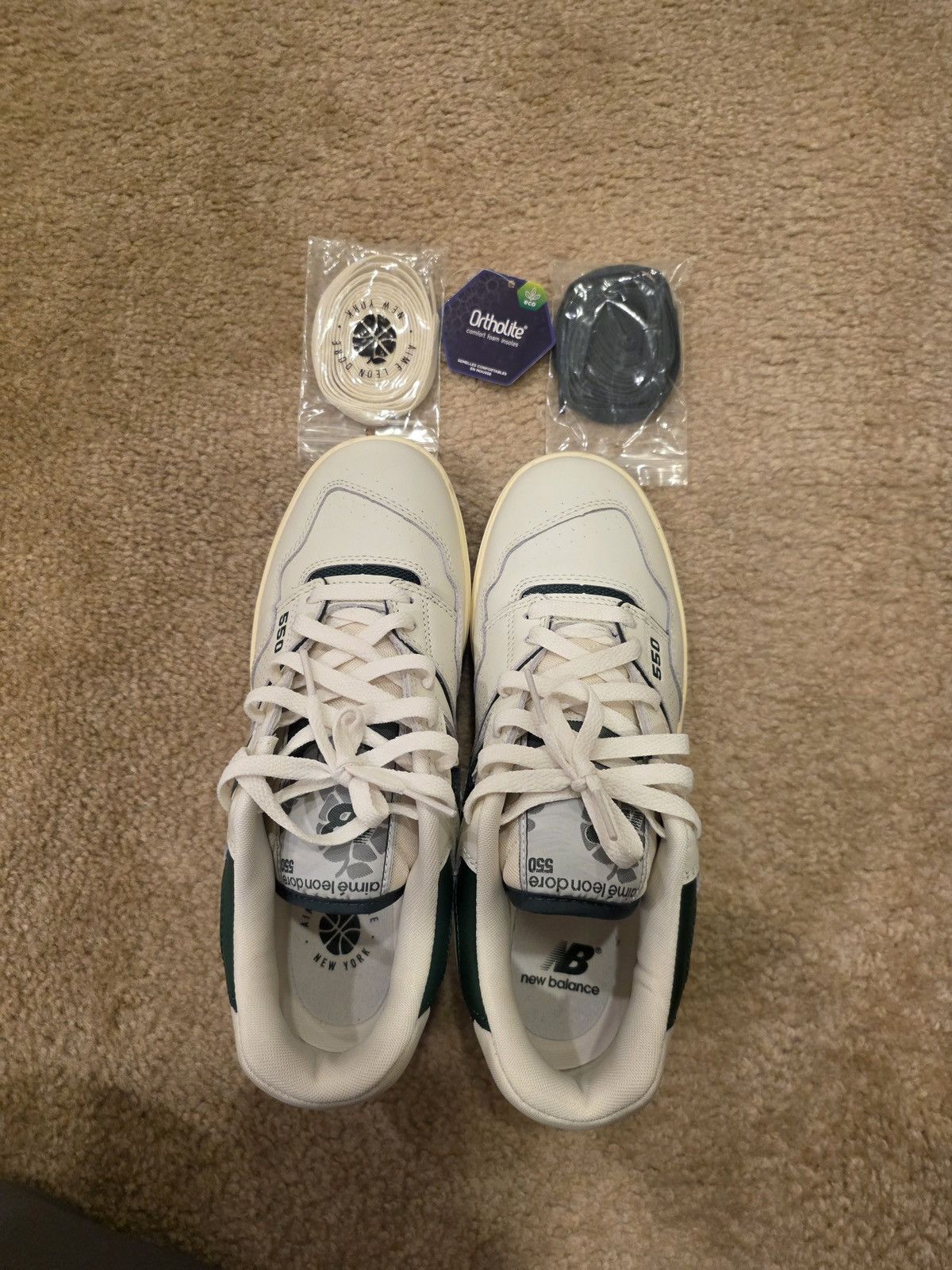 Aime Leon Dore × New Balance New balance 550 Aime Leon dore natural green white cream 8 Size US 8 / EU 41 - 3 Thumbnail