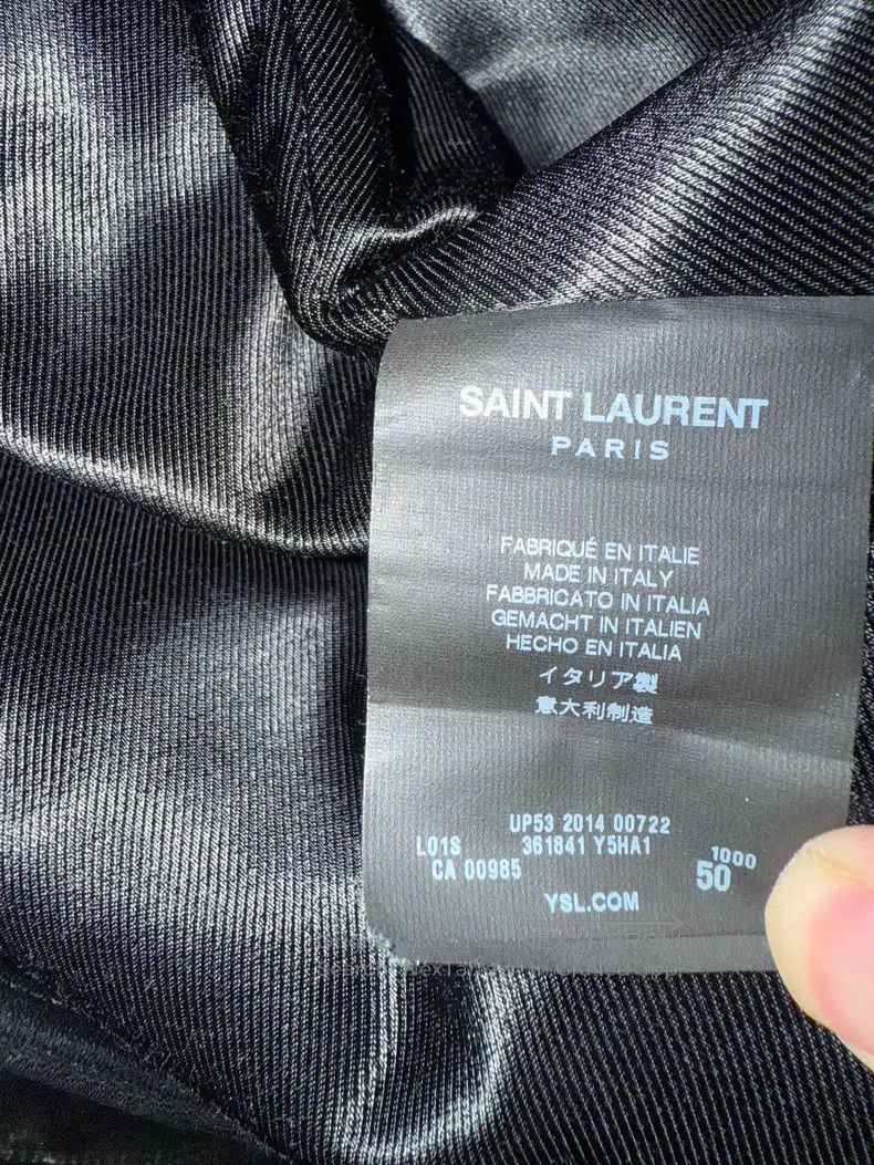 Saint Laurent Paris Saint Laurent Paris Black L01 Leather Jacket Size US M / EU 48-50 / 2 - 4 Thumbnail