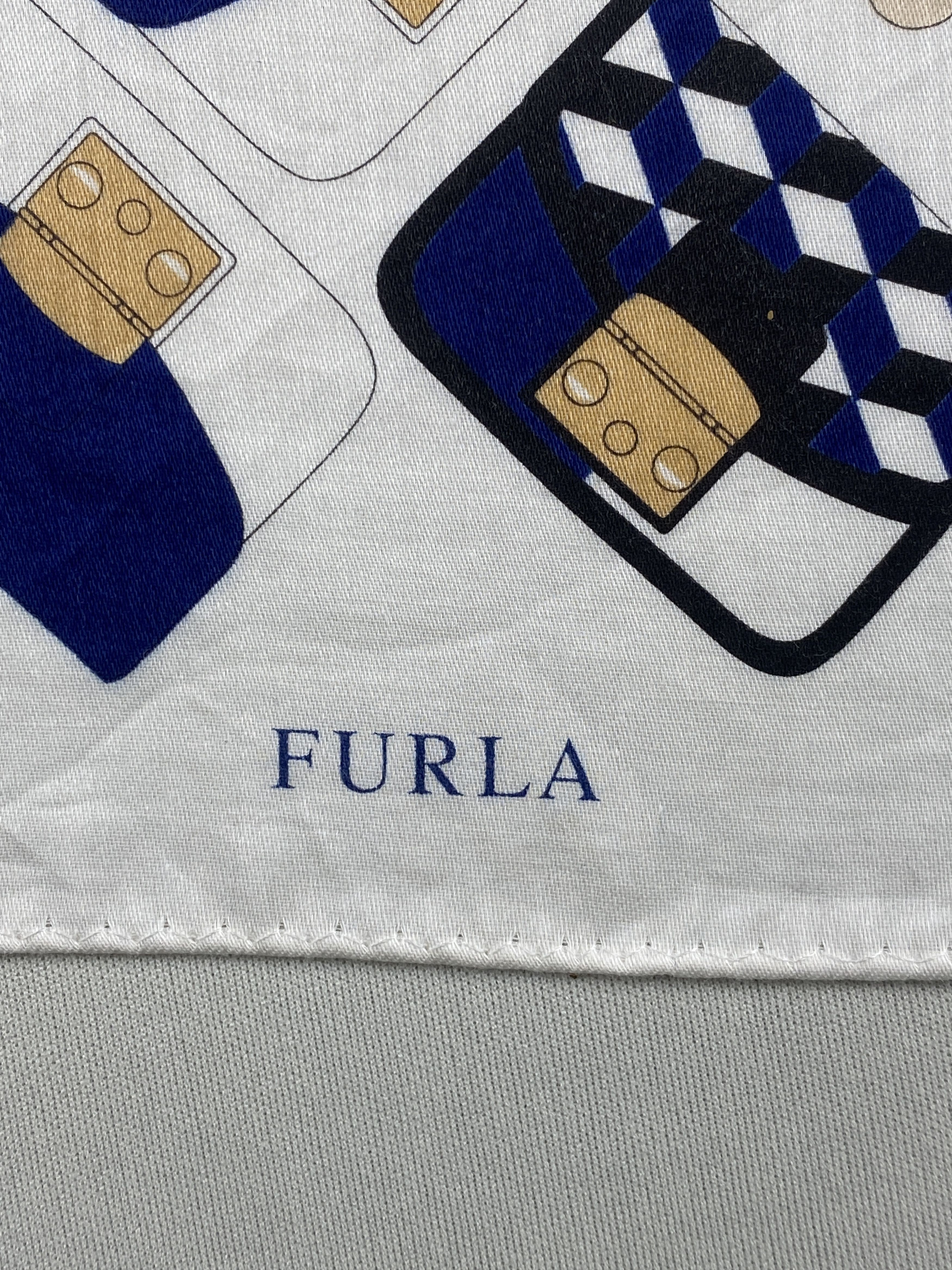Furla Vintage Furla Handkerchief Pocket Square Bandana HM0036 Size ONE SIZE - 6 Thumbnail