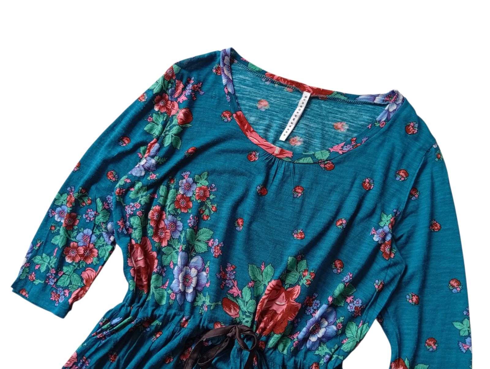 Issey Miyake Sunao Kuwahara wool floral dress Size M / US 6-8 / IT 42-44 - 2 Thumbnail