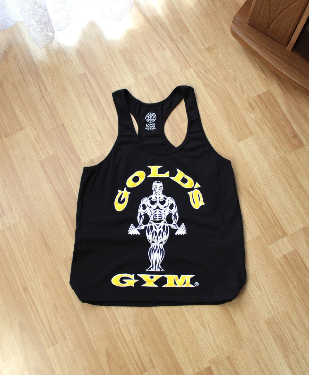 Vintage 🔥 Vintage Golds Gym Tank Top T Shirt USA Logo Sport Chief Size US L / EU 52-54 / 3 - 1 Thumbnail