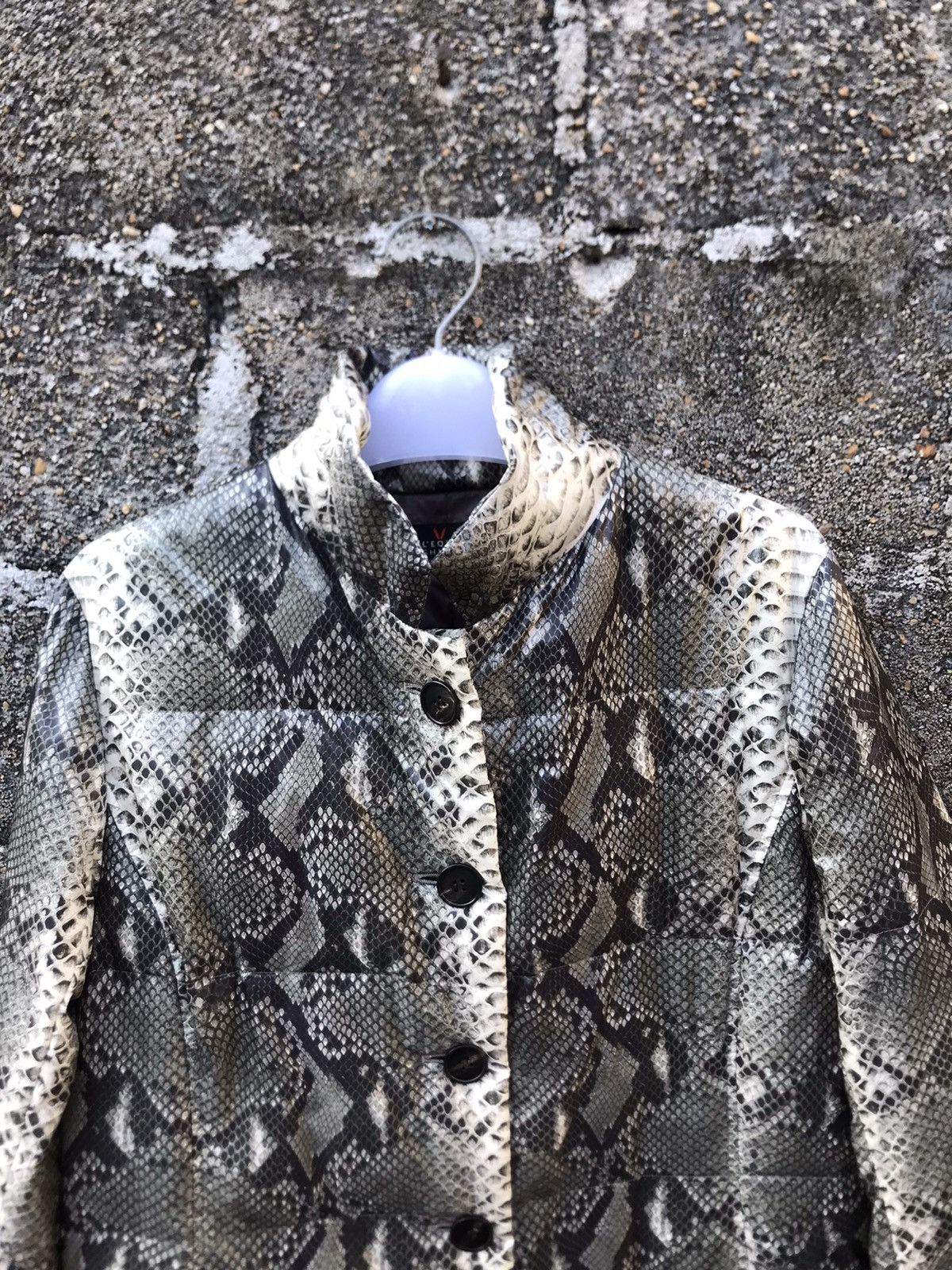 Designer × Japanese Brand × yoshie inaba ⚡️Vintage L’equipe Yoshi Inaba Snake Print Button Jacket Size S / US 4 / IT 40 - 5 Thumbnail