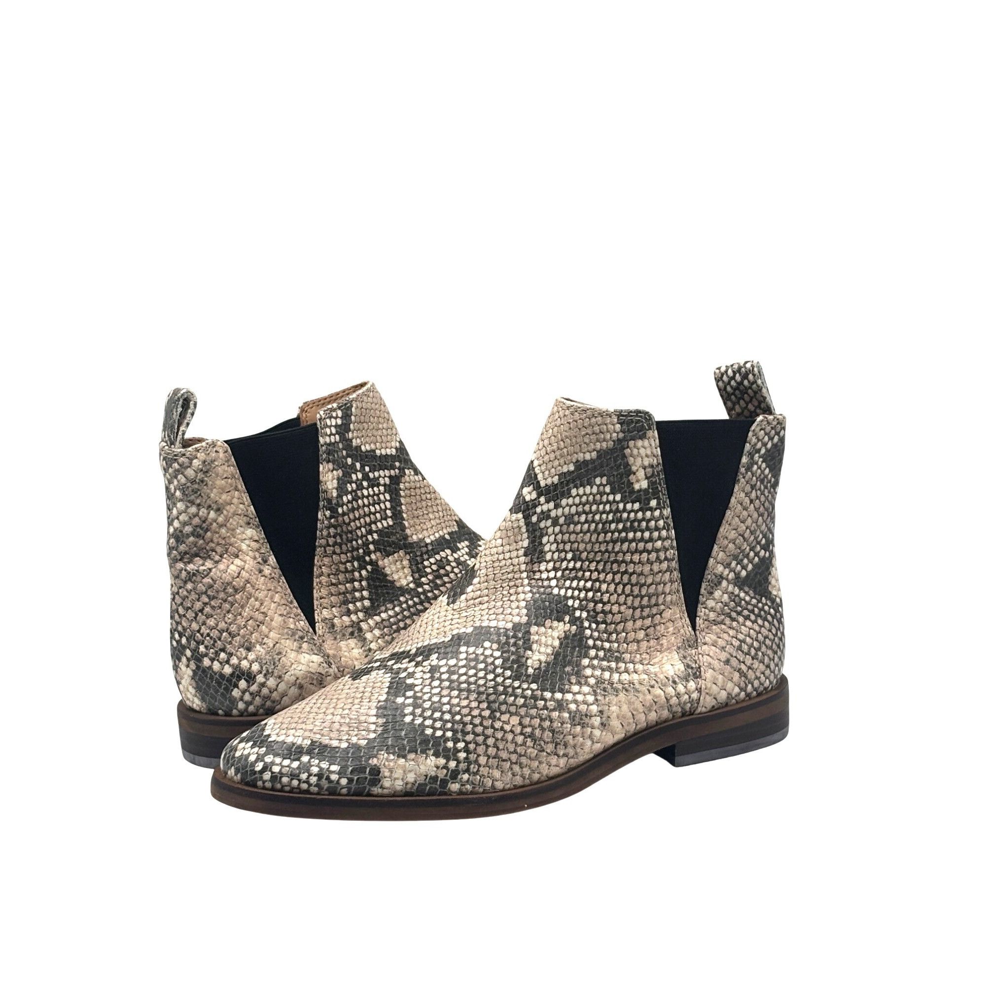 Lucky Brand Lucky Brand Haylia Snake Print Leather Chelsea boots, size 6 Size US 6.5 / IT 36.5 - 10 Thumbnail