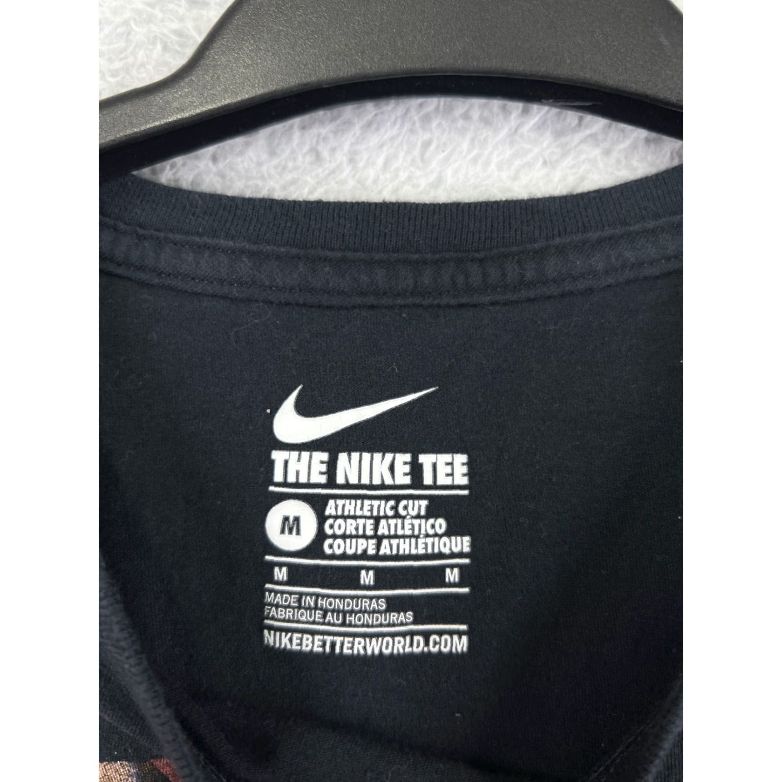 Nike Nike Shirt Mens M Black 1980s Nike Dri-Fit Short Sleeve Cotton Shirt Size US M / EU 48-50 / 2 - 4 Thumbnail
