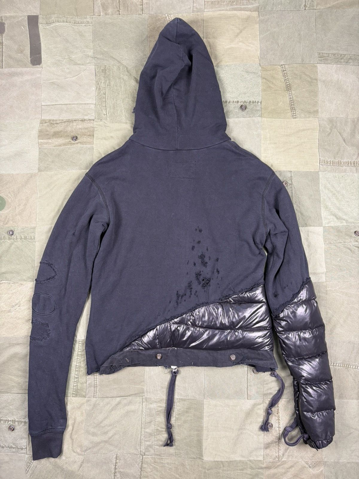 Greg Lauren × Moncler 50/50 Puffy Hoodie Size US S / EU 44-46 / 1 - 2 Thumbnail