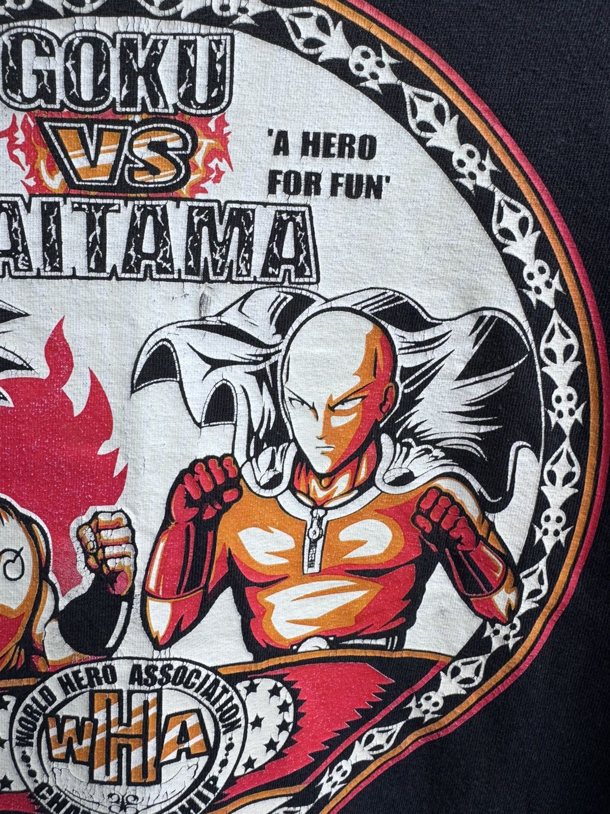 Anime Anime T Shirt Tee Goku Saitama Dragon Ball Z One Punch Size US XL / EU 56 / 4 - 7 Thumbnail