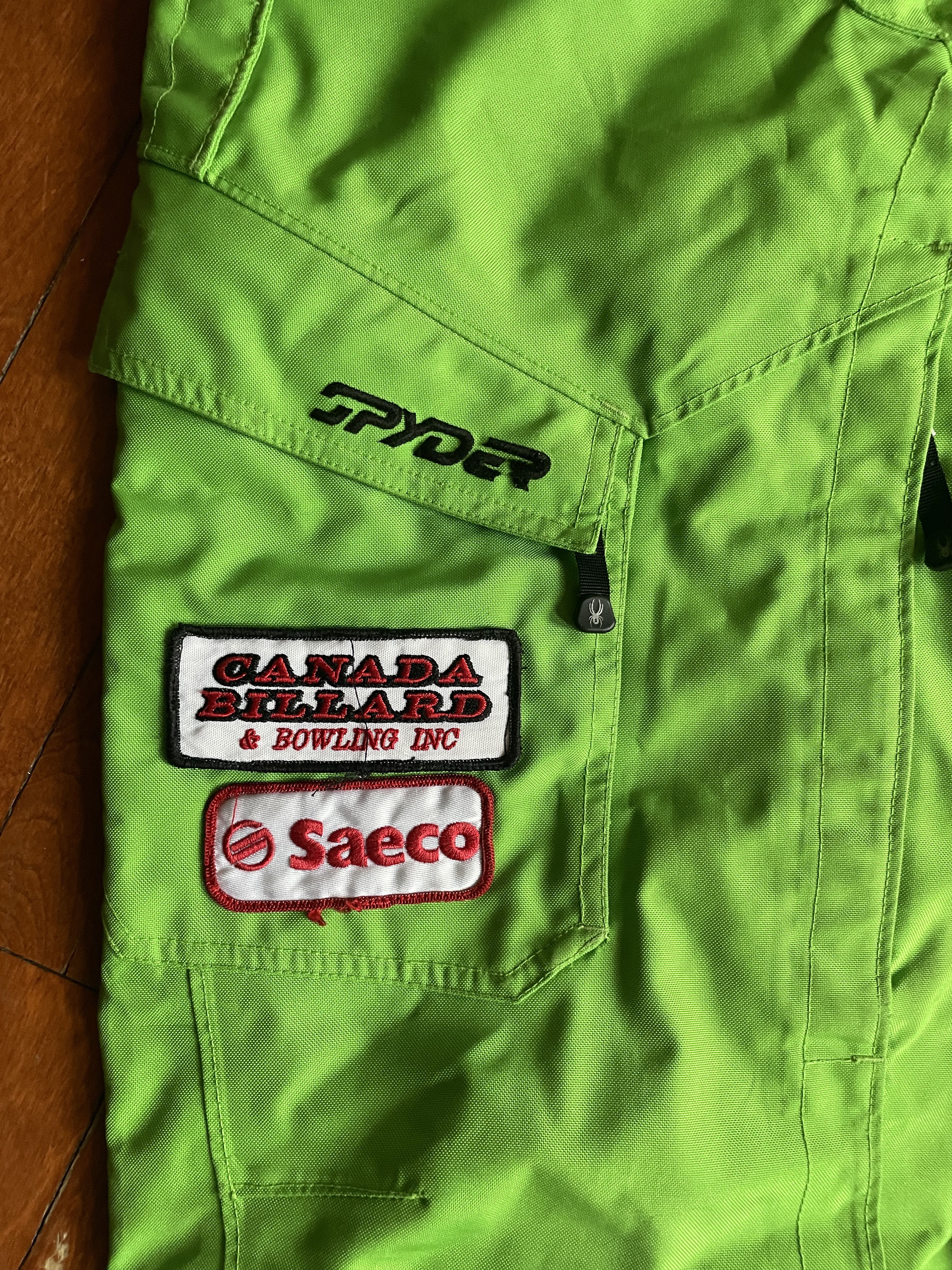 Spyder Green Warm Pants Ski Insulated Size 29" - 3 Thumbnail