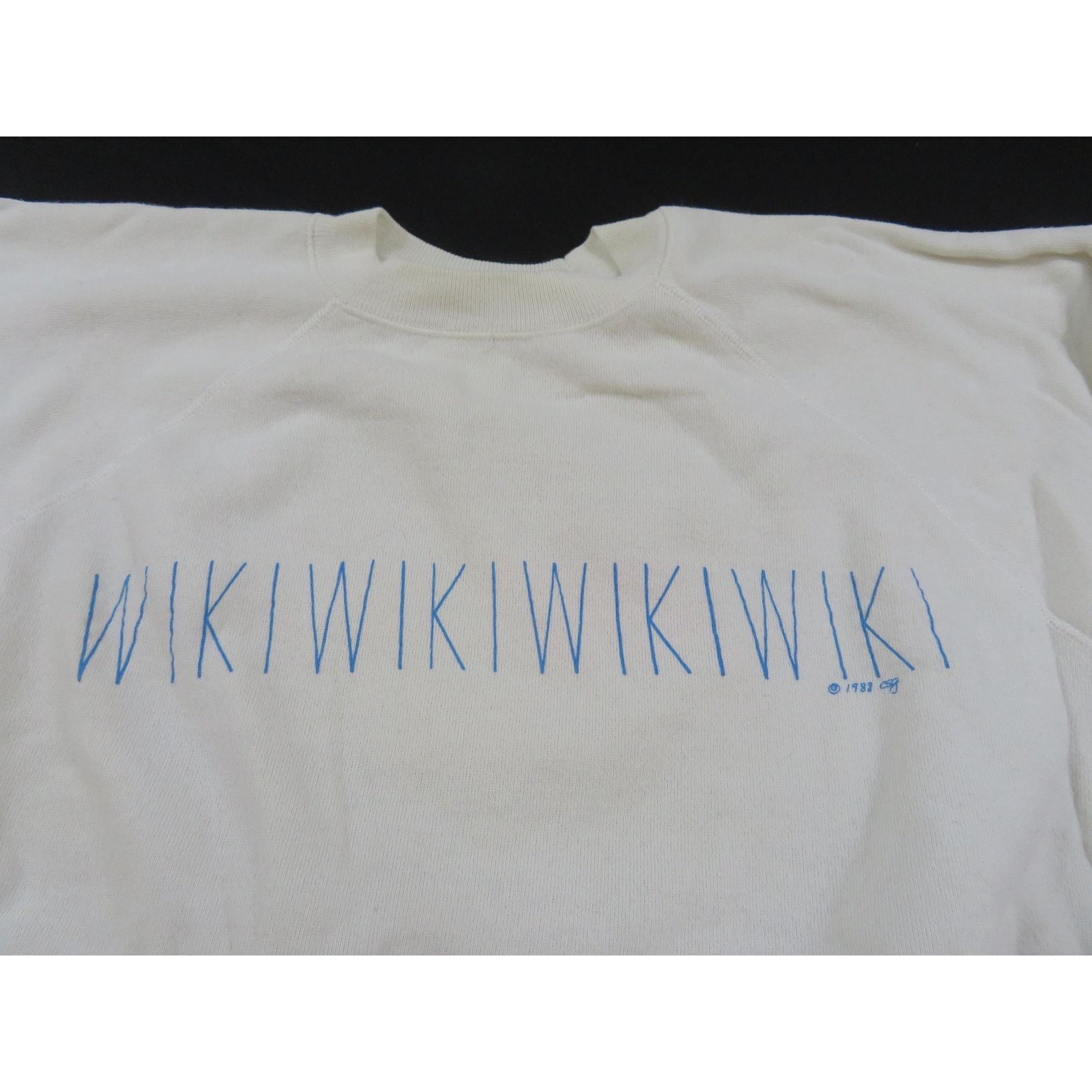 Hanes Polynesian Paradise Sweatshirt WikiWiki Double-Sided XL 80s Size US XL / EU 56 / 4 - 4 Thumbnail