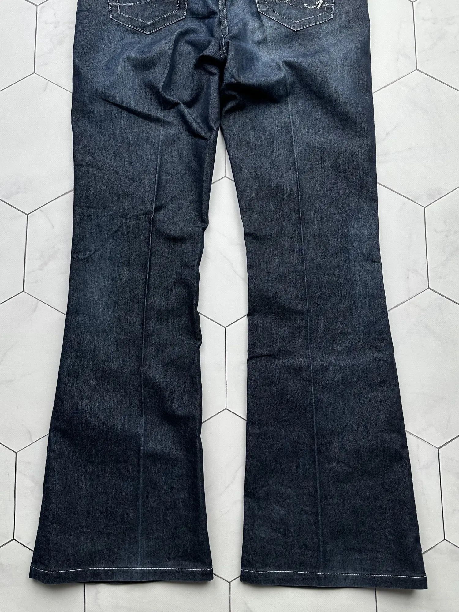 Vintage Vintage Light Faded Flare Pants E2(B8) Size 31" - 6 Thumbnail