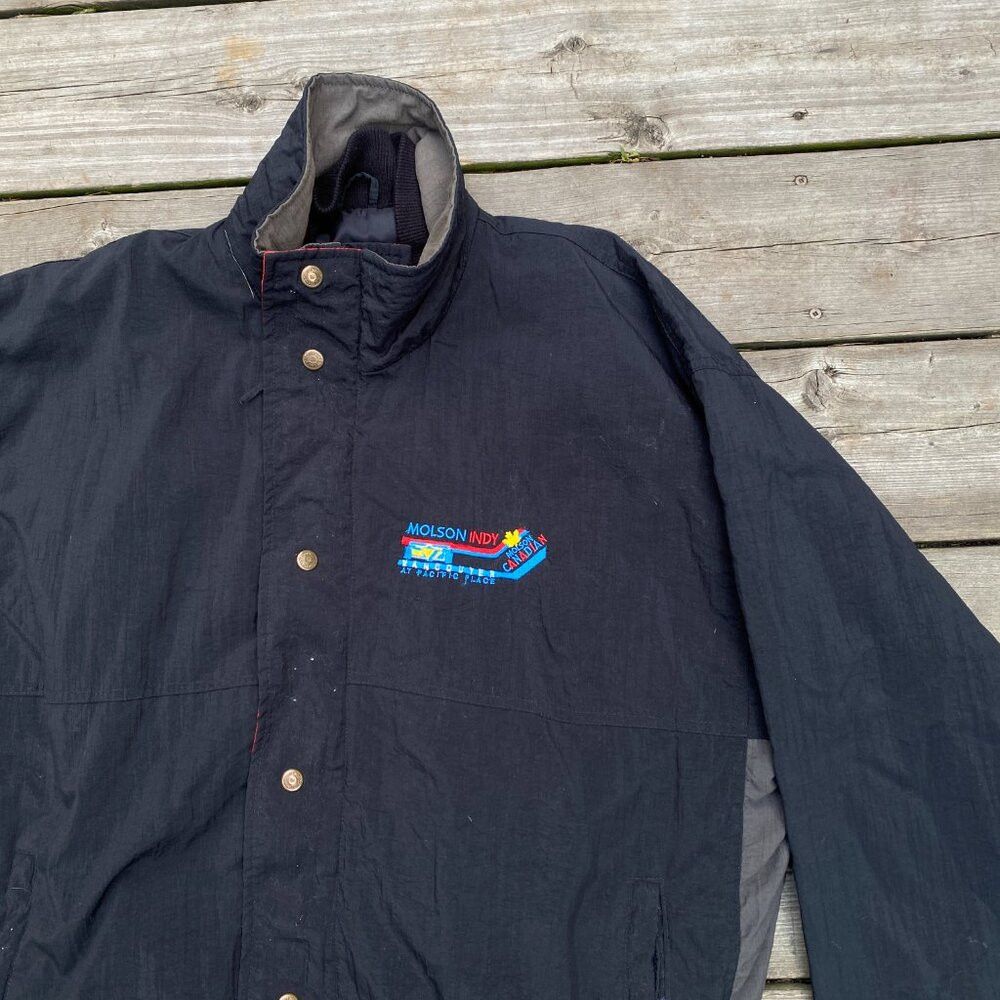 Vintage Vintage 1997 Molson Indy Racing Jacket Vancouver Embroidere Size US L / EU 52-54 / 3 - 7 Thumbnail