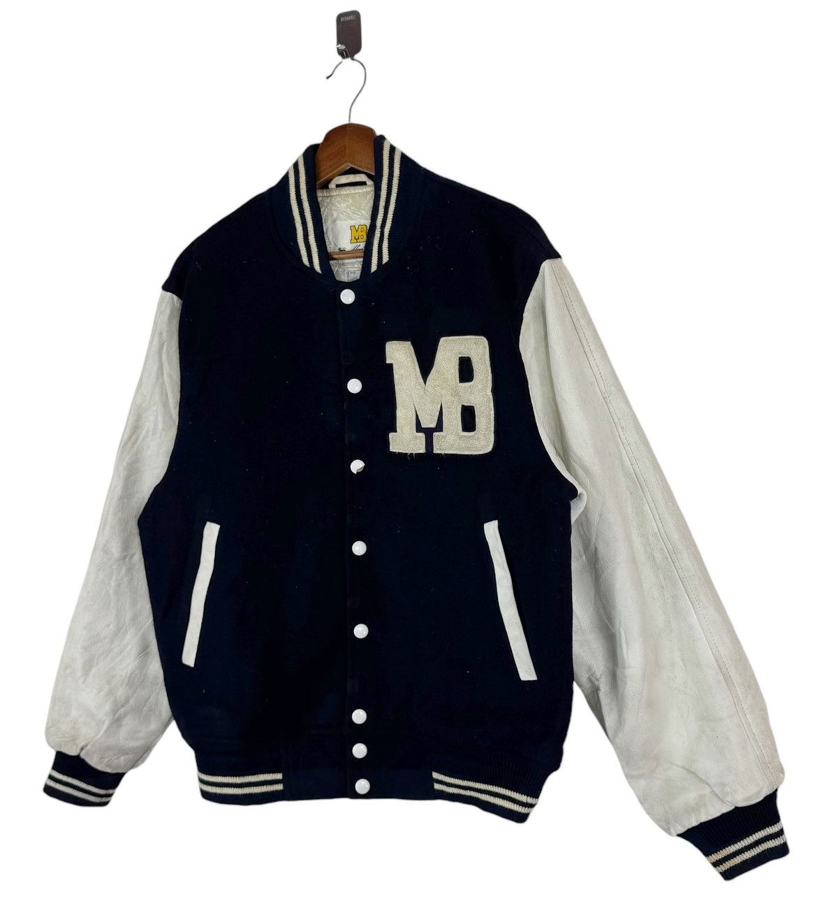 Macbeth VINTAGE MACBETH VARSITY LEATHET WOOL JACKET Size US L / EU 52-54 / 3 - 2 Thumbnail