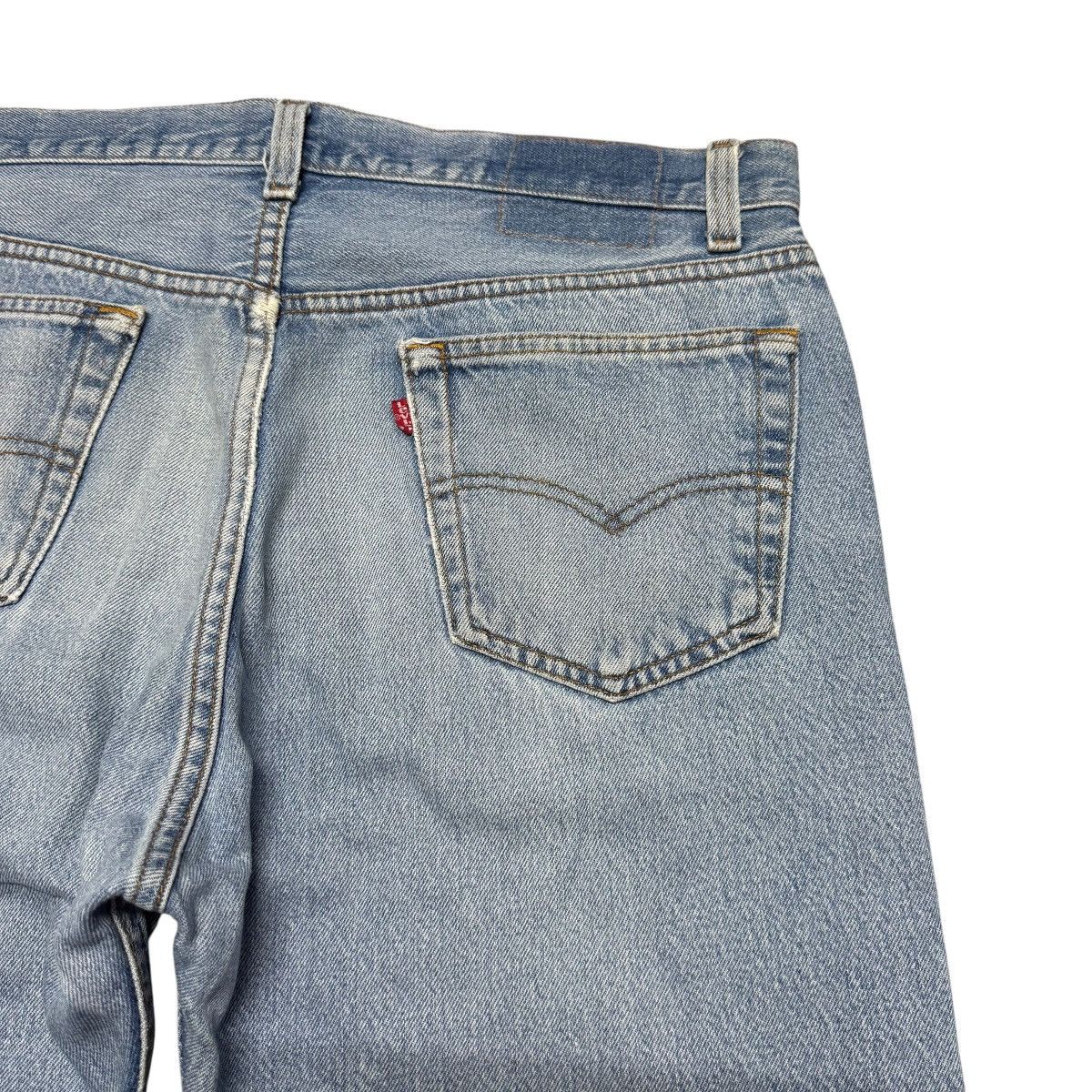 Levi's Vintage 90s Levis 501 Faded Blue Jeans Size US 35 - 11 Thumbnail