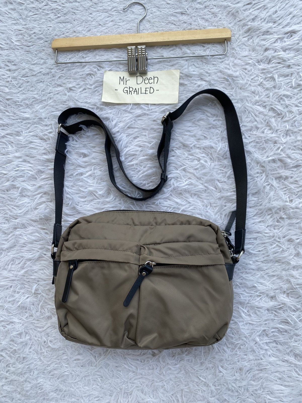 Yohji Yamamoto Rare Y'saccs Double Front Pocket Soulder Bag Size ONE SIZE - 3 Thumbnail